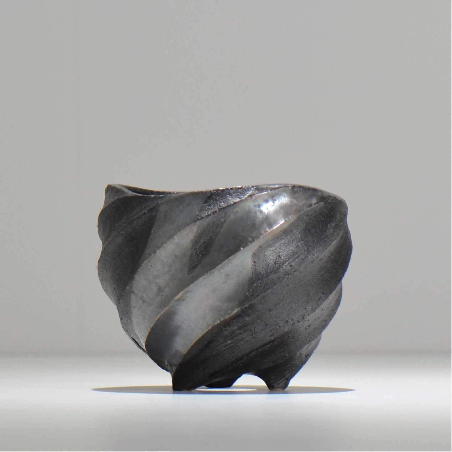 沖誠 / SPIIRAL_SILVER_07 / 約φ11.1cm  / 植木鉢