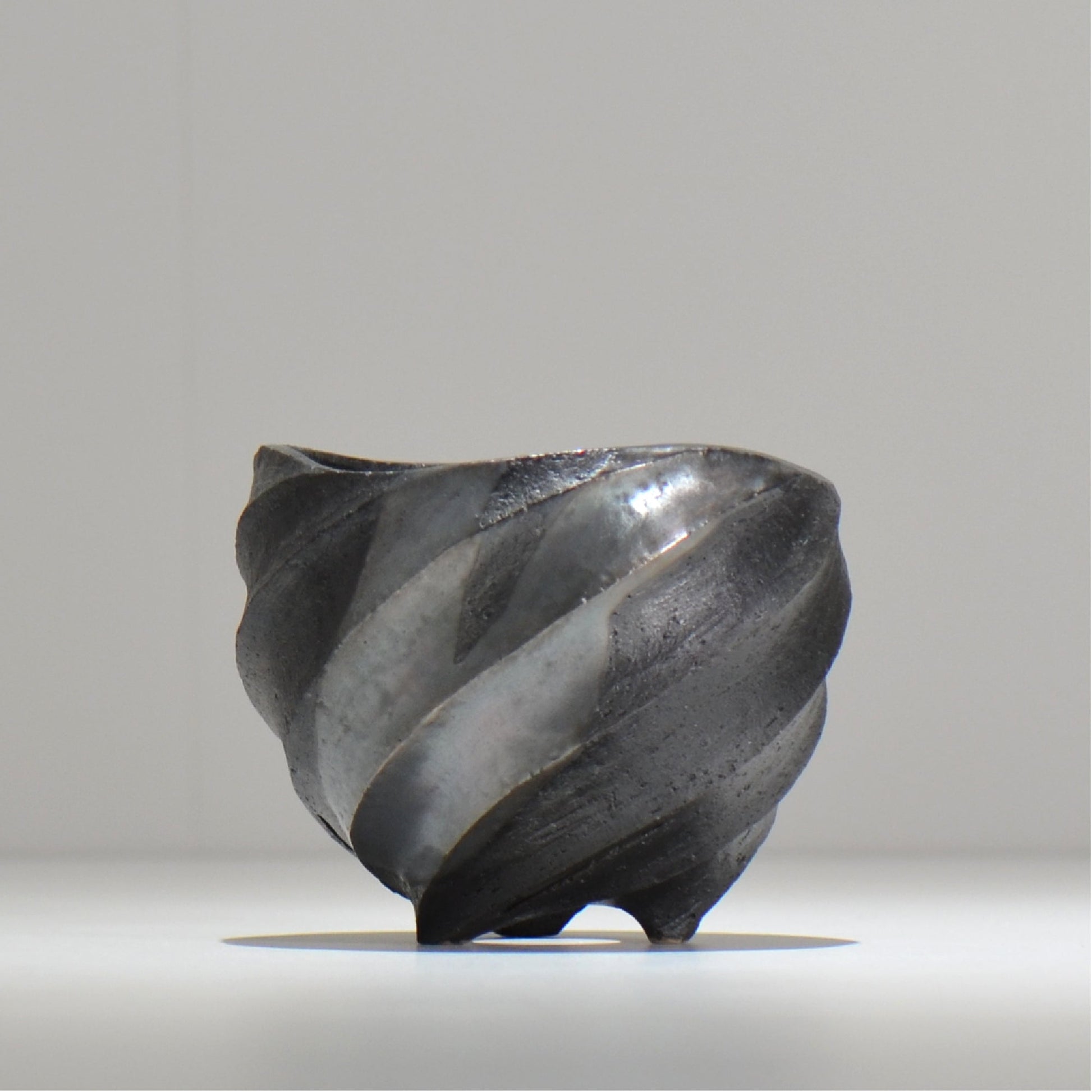 沖誠 / SPIIRAL_SILVER_07 / 約φ11.1cm  / 植木鉢