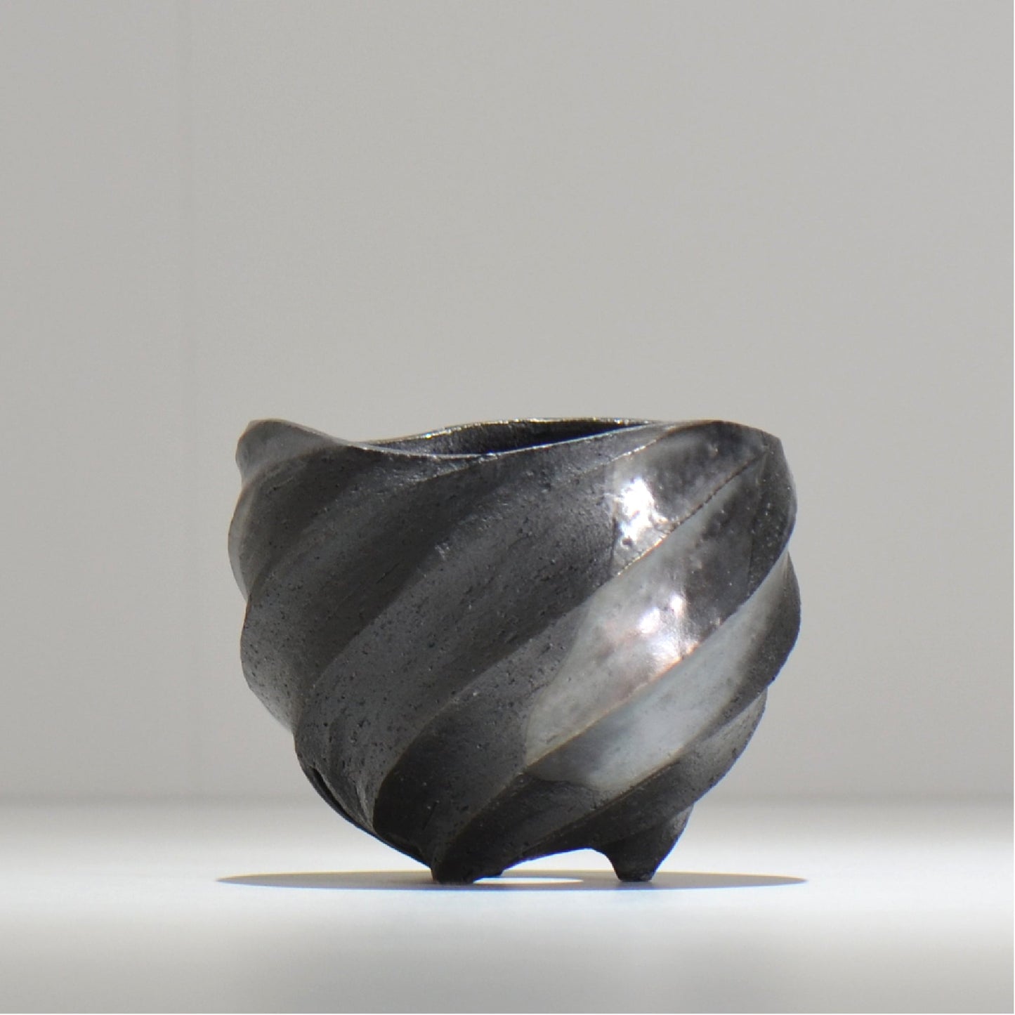 沖誠 / SPIIRAL_SILVER_07 / 約φ11.1cm  / 植木鉢