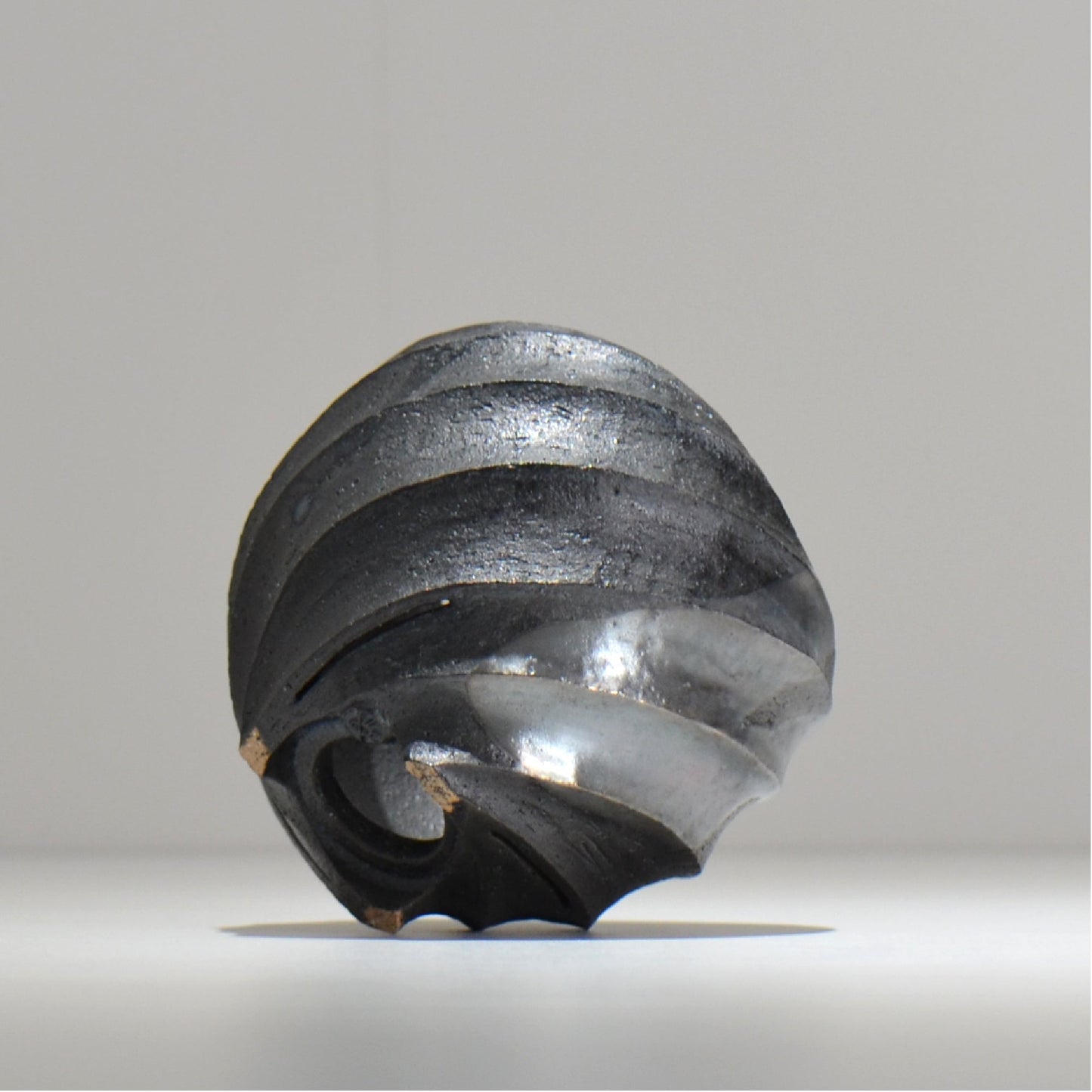 沖誠 / SPIIRAL_SILVER_07 / 約φ11.1cm  / 植木鉢