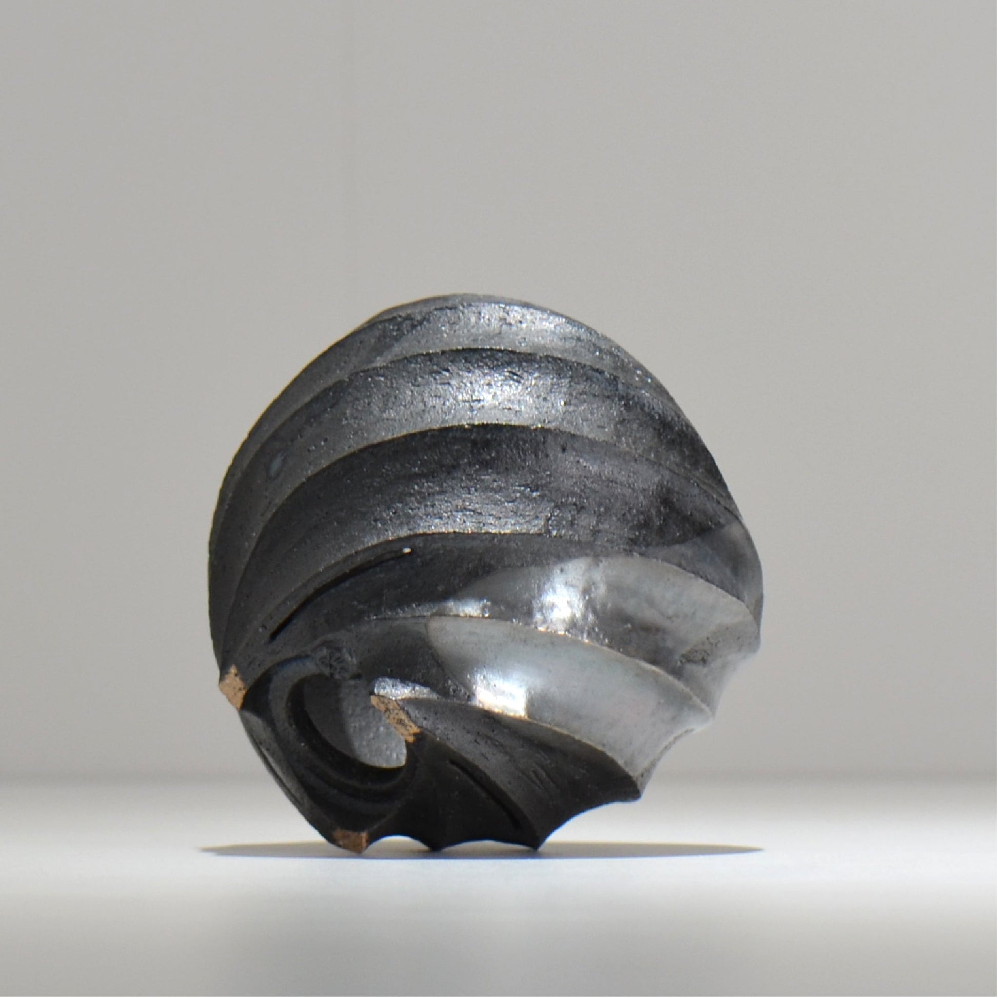 沖誠 / SPIIRAL_SILVER_07 / 約φ11.1cm  / 植木鉢