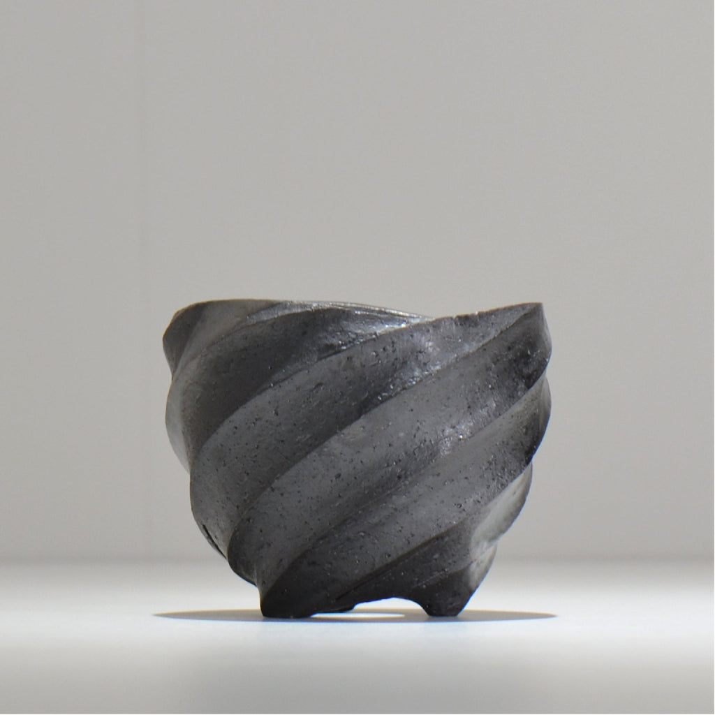 沖誠 / SPIIRAL_SILVER_08 / 約φ10.8cm  / 植木鉢