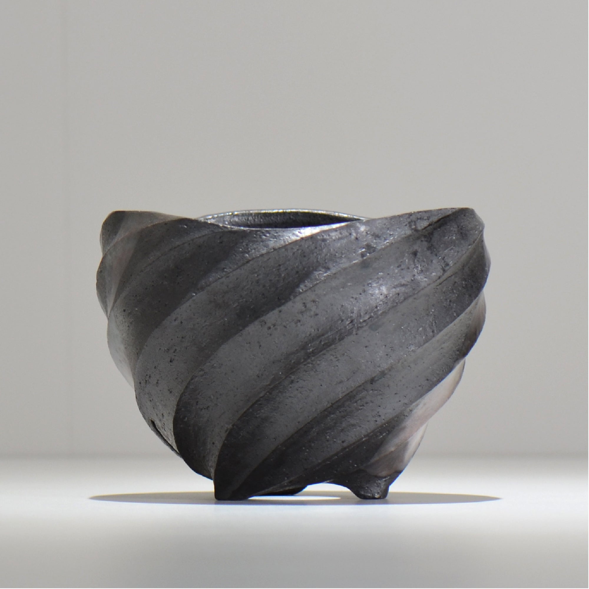 沖誠 / SPIIRAL_SILVER_13 / 約φ14.6cm  / 植木鉢