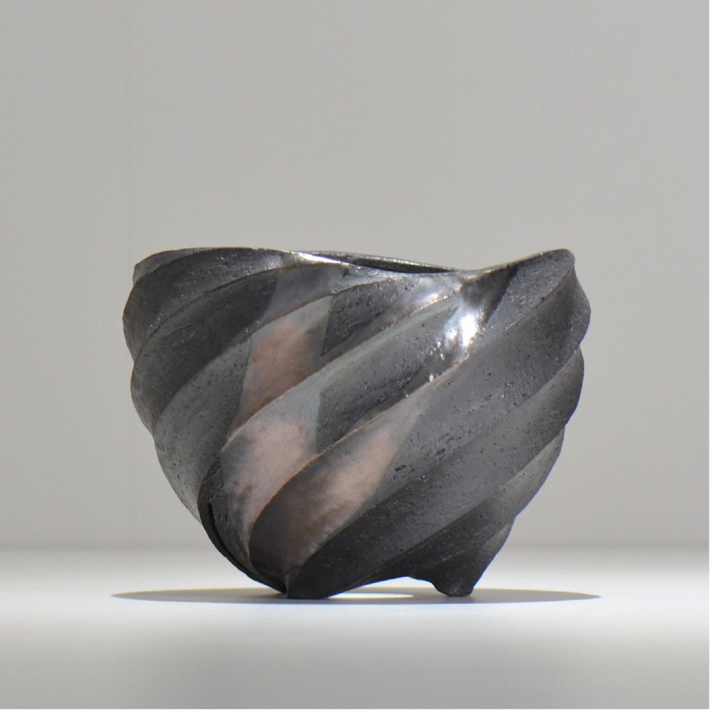 沖誠 / SPIIRAL_SILVER_13 / 約φ14.6cm  / 植木鉢