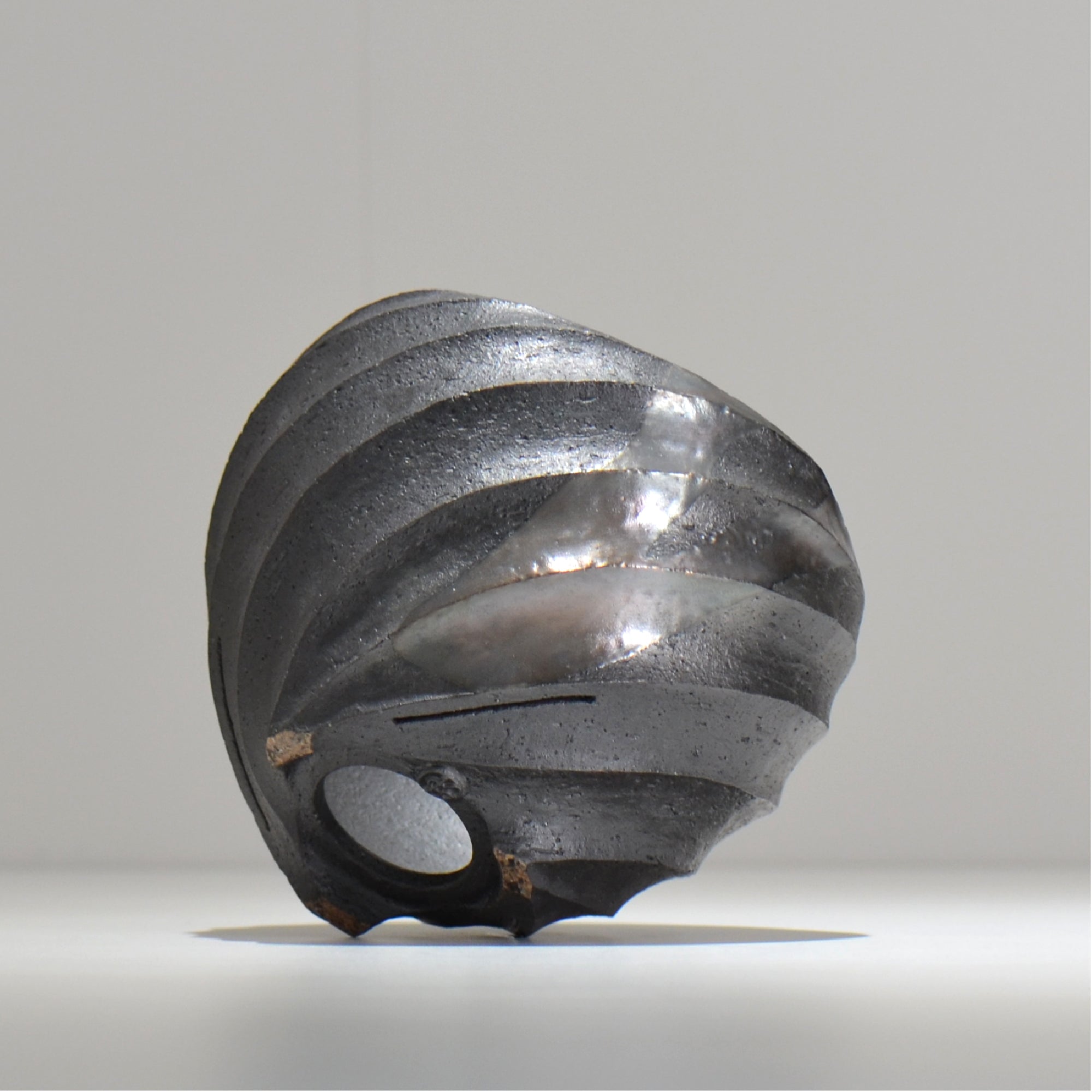 沖誠 / SPIIRAL_SILVER_13 / 約φ14.6cm  / 植木鉢