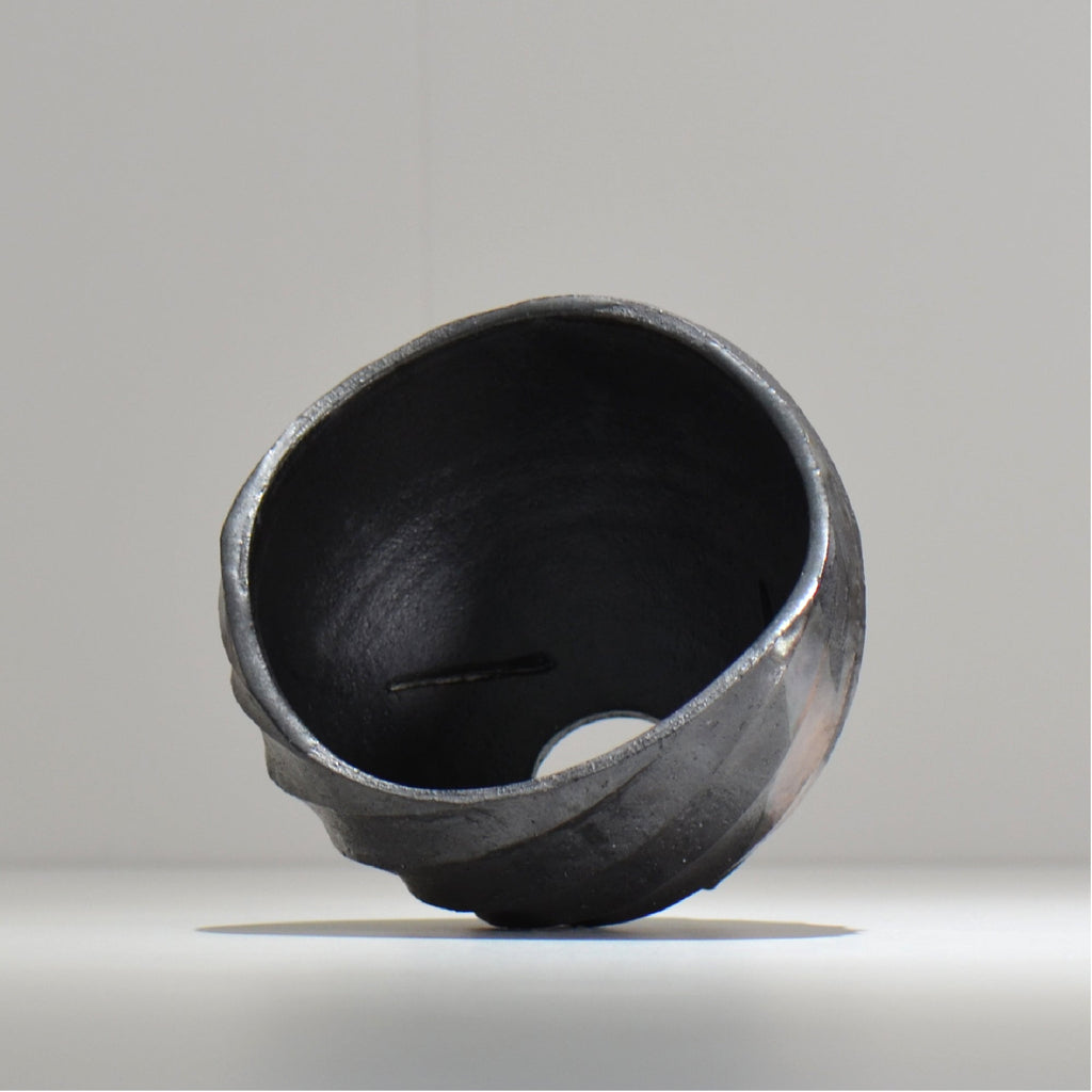 沖誠 / SPIIRAL_SILVER_13 / 約φ14.6cm  / 植木鉢