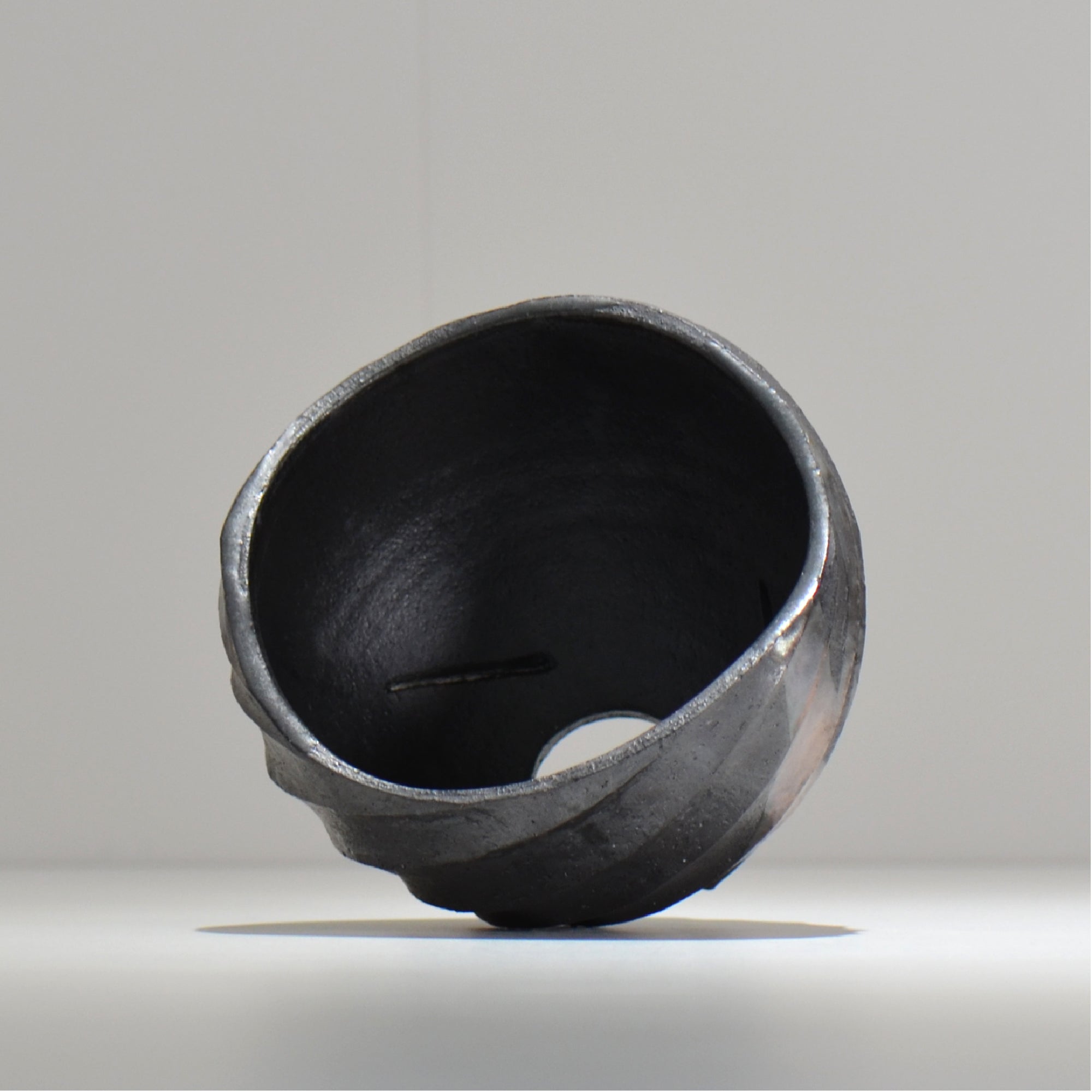 沖誠 / SPIIRAL_SILVER_13 / 約φ14.6cm  / 植木鉢