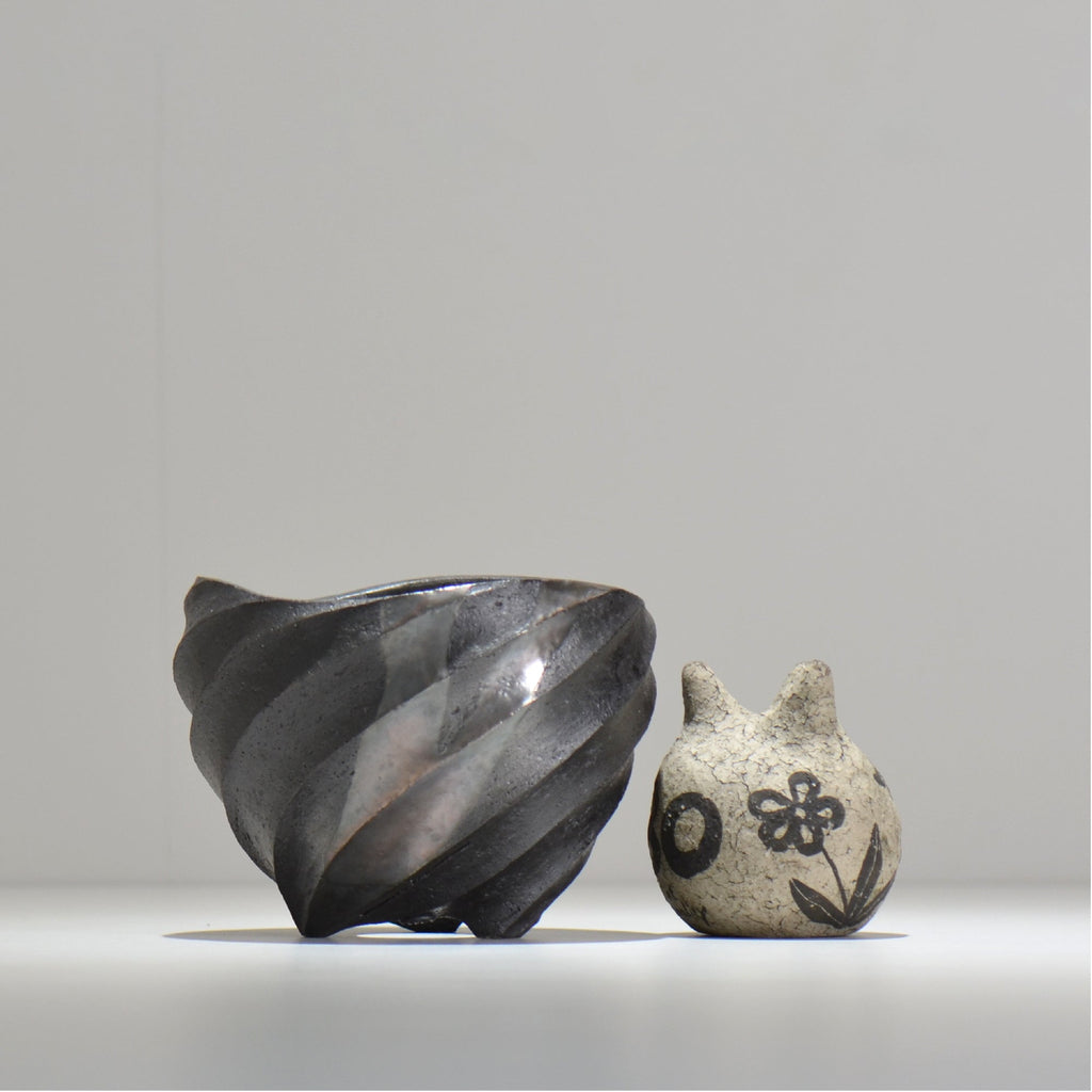 沖誠 / SPIIRAL_SILVER_13 / 約φ14.6cm  / 植木鉢