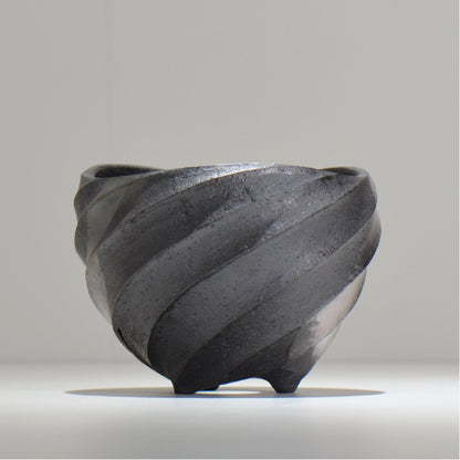 沖誠 / SPIIRAL_SILVER_14 / 約φ14.9cm  / 植木鉢