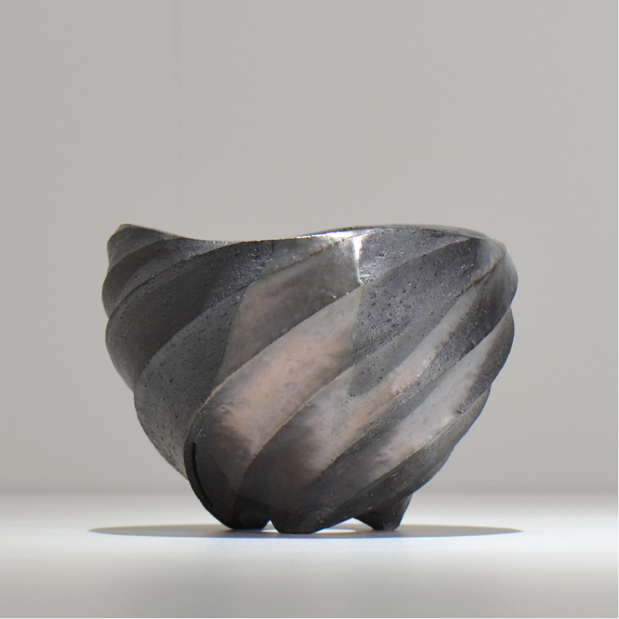 沖誠 / SPIIRAL_SILVER_14 / 約φ14.9cm  / 植木鉢