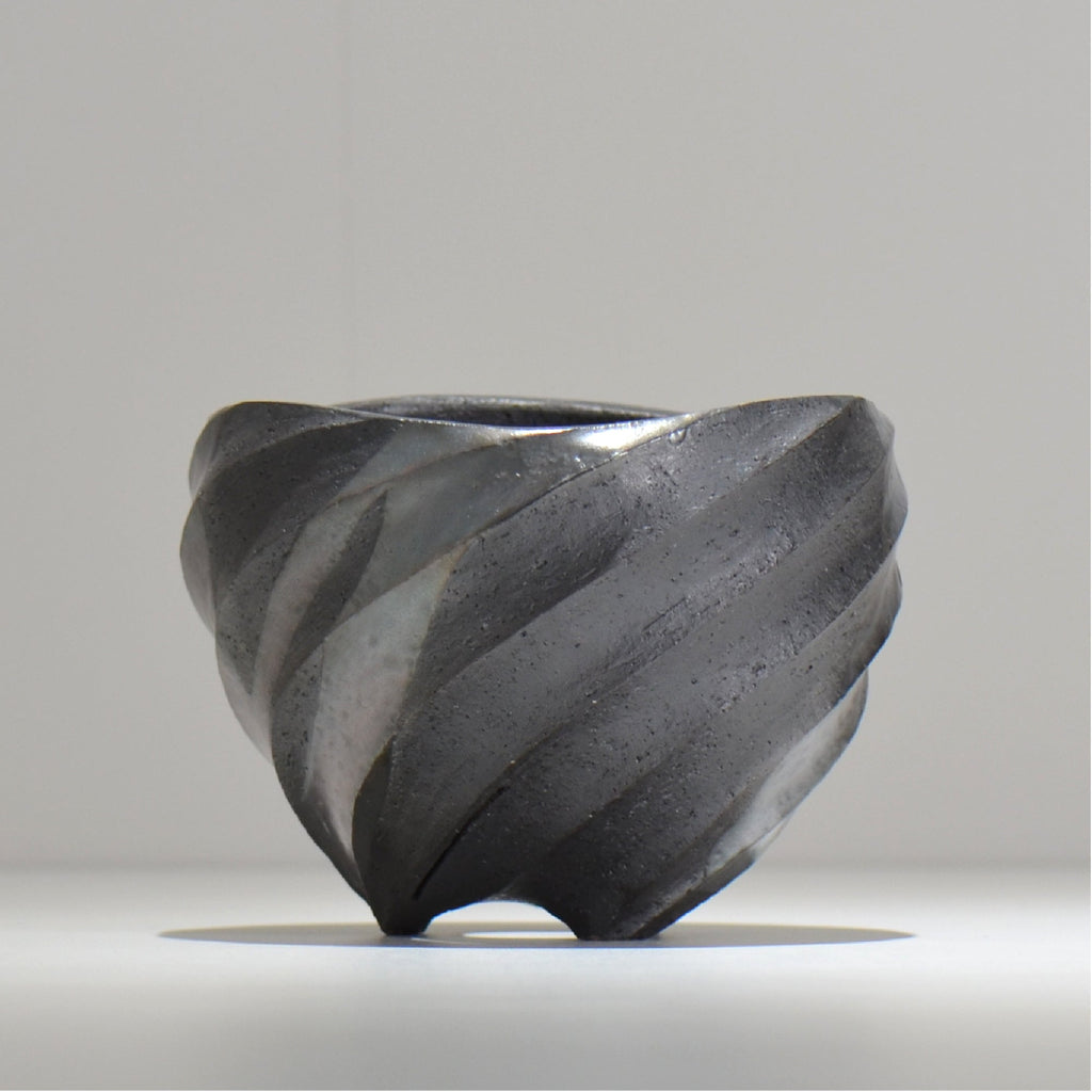 沖誠 / SPIIRAL_SILVER_14 / 約φ14.9cm  / 植木鉢