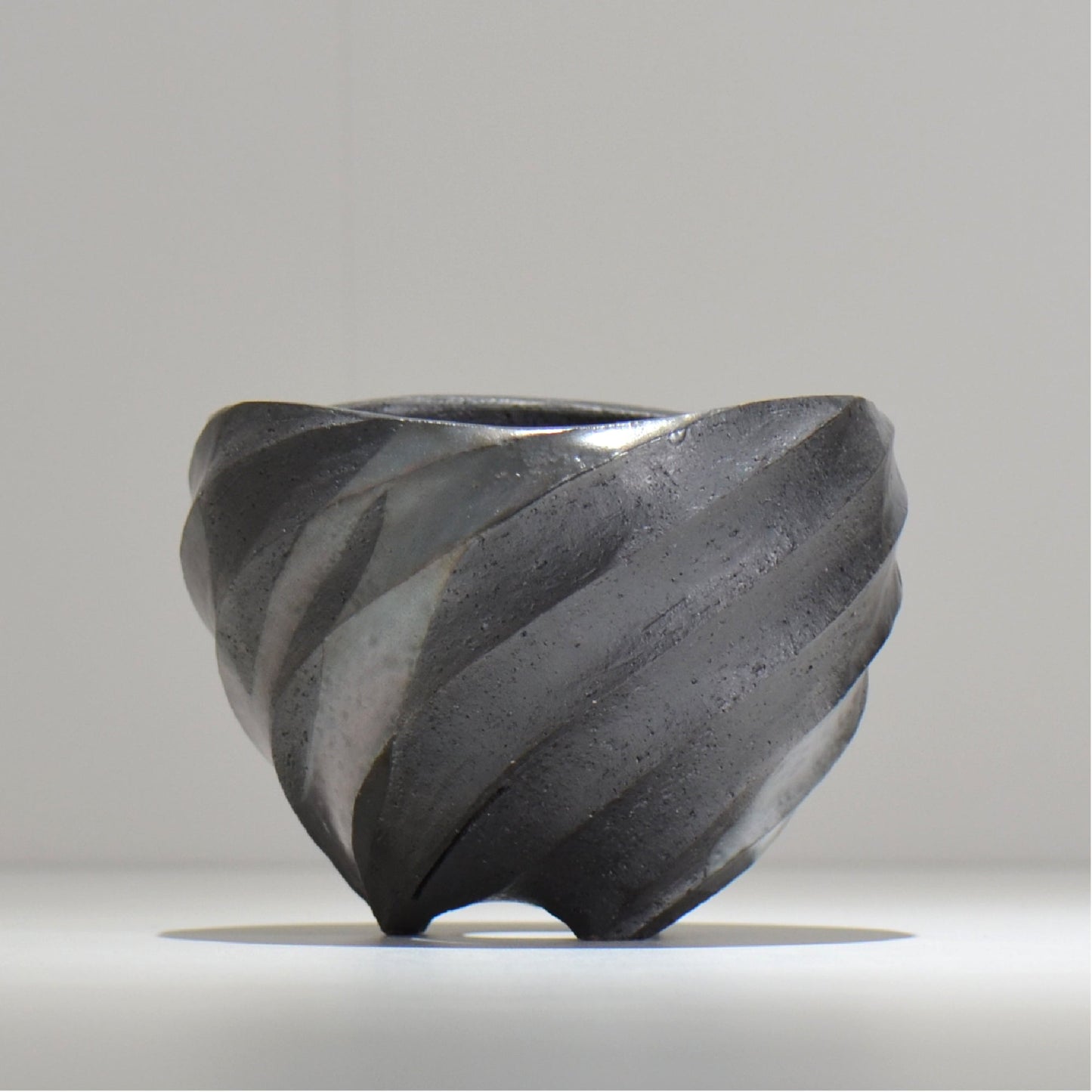 沖誠 / SPIIRAL_SILVER_14 / 約φ14.9cm  / 植木鉢
