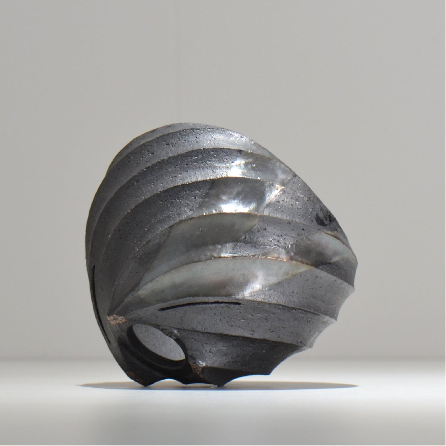 沖誠 / SPIIRAL_SILVER_14 / 約φ14.9cm  / 植木鉢