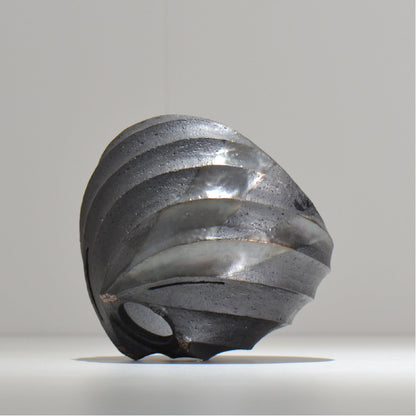 沖誠 / SPIIRAL_SILVER_14 / 約φ14.9cm  / 植木鉢