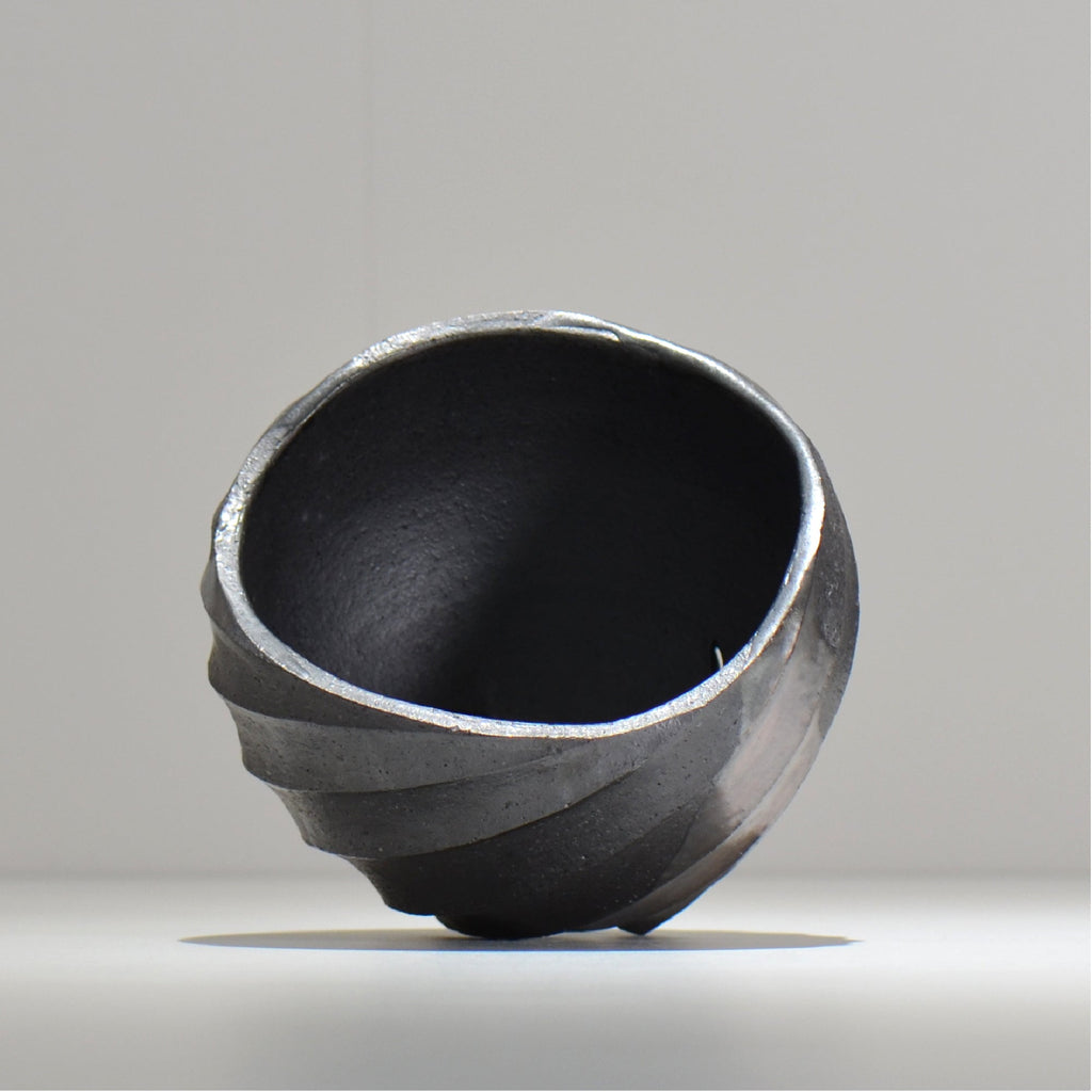 沖誠 / SPIIRAL_SILVER_14 / 約φ14.9cm  / 植木鉢