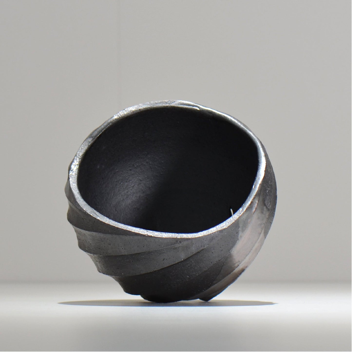 沖誠 / SPIIRAL_SILVER_14 / 約φ14.9cm  / 植木鉢