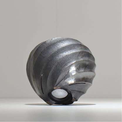 沖誠 / SPIIRAL_SILVER_14 / 約φ14.9cm  / 植木鉢