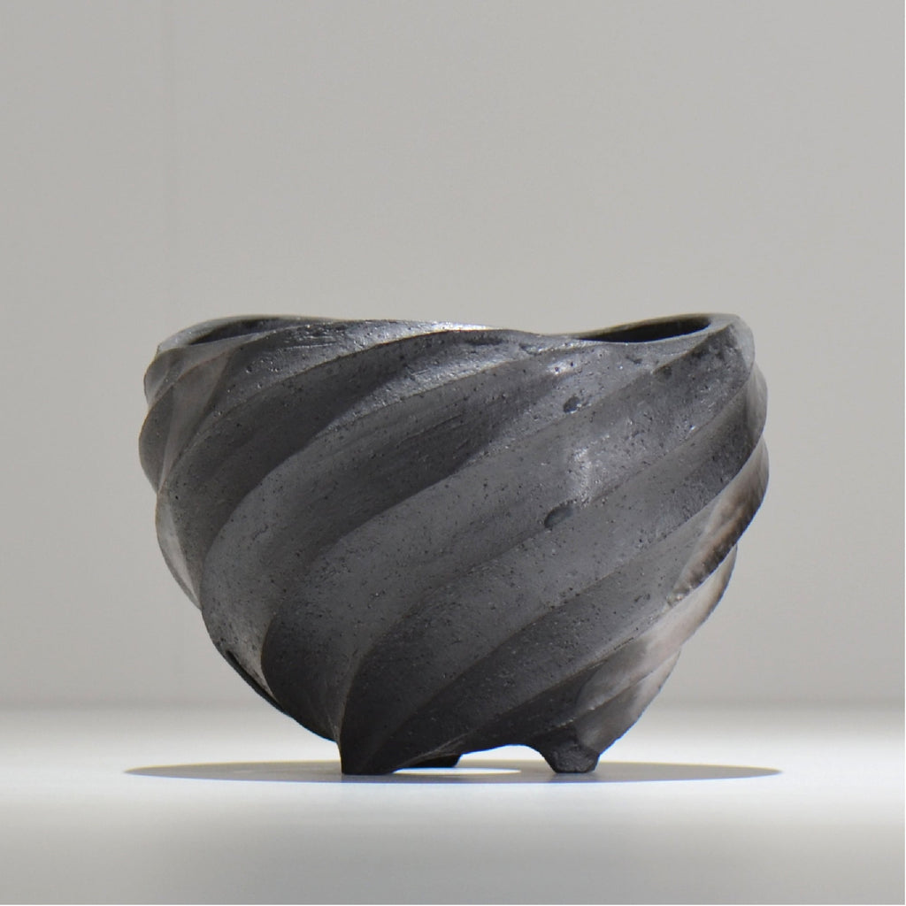 沖誠 / SPIIRAL_SILVER_15 / 約φ15.2cm  / 植木鉢