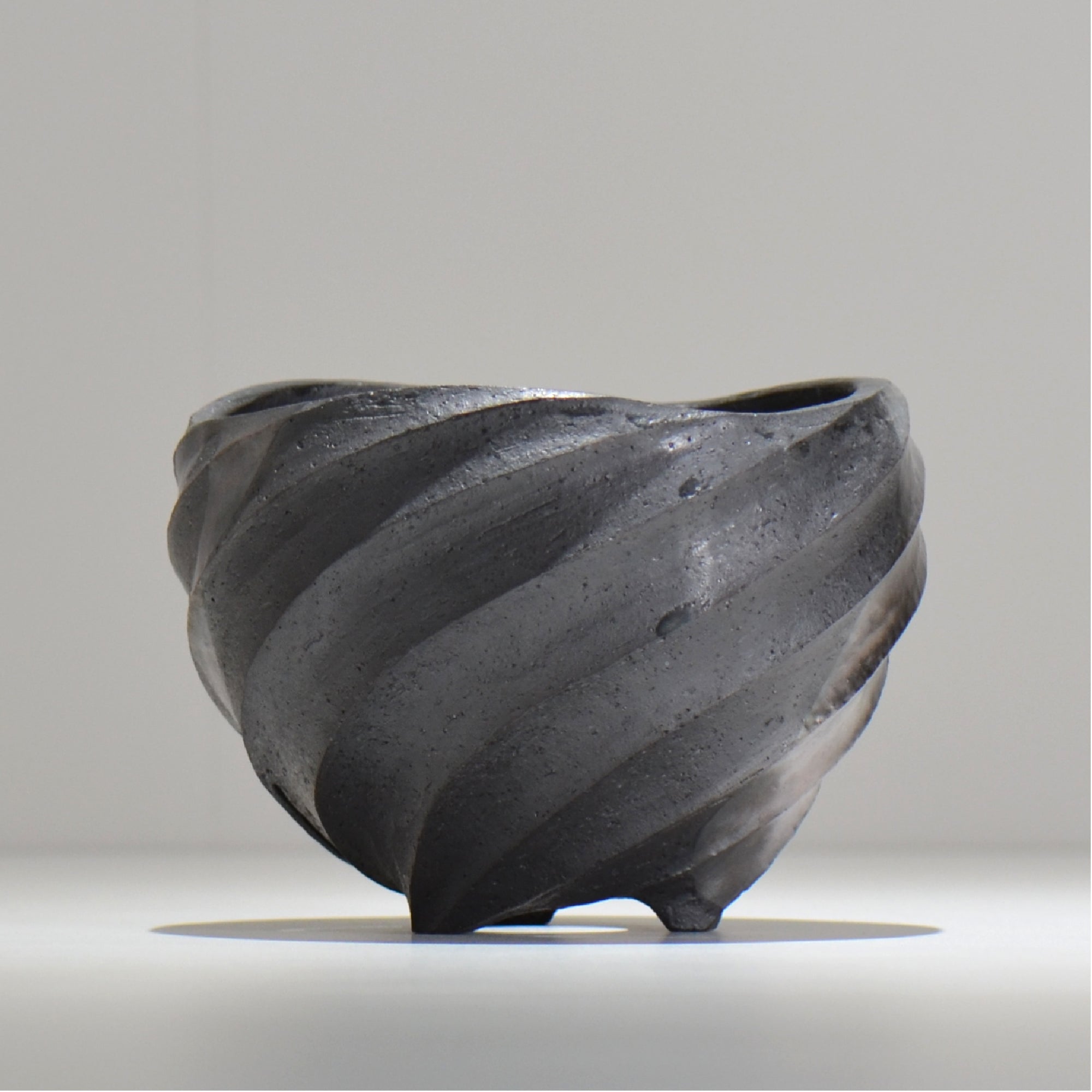 沖誠 / SPIIRAL_SILVER_15 / 約φ15.2cm  / 植木鉢