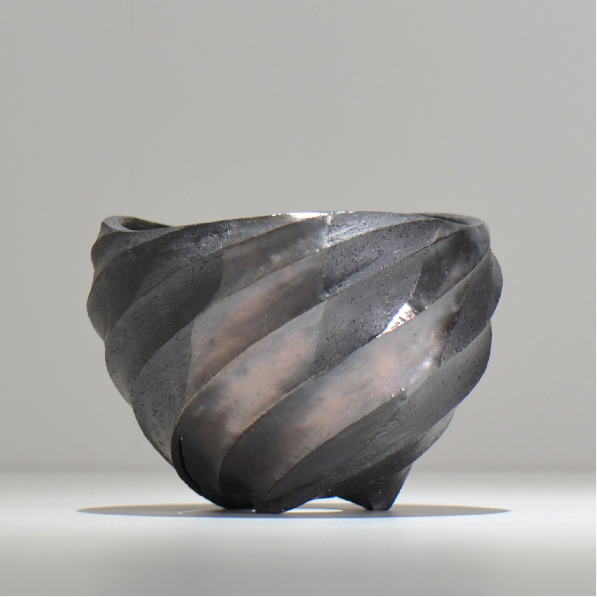 沖誠 / SPIIRAL_SILVER_15 / 約φ15.2cm  / 植木鉢