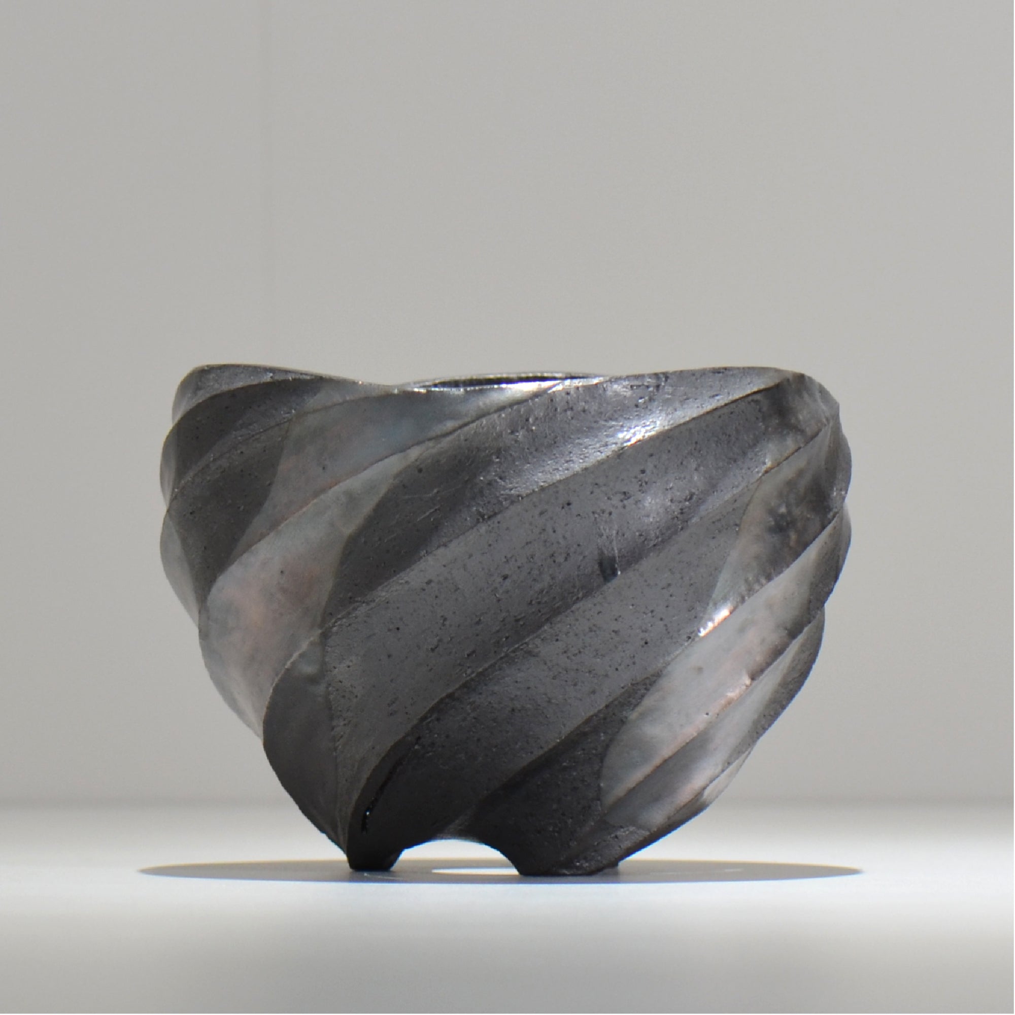 沖誠 / SPIIRAL_SILVER_15 / 約φ15.2cm  / 植木鉢