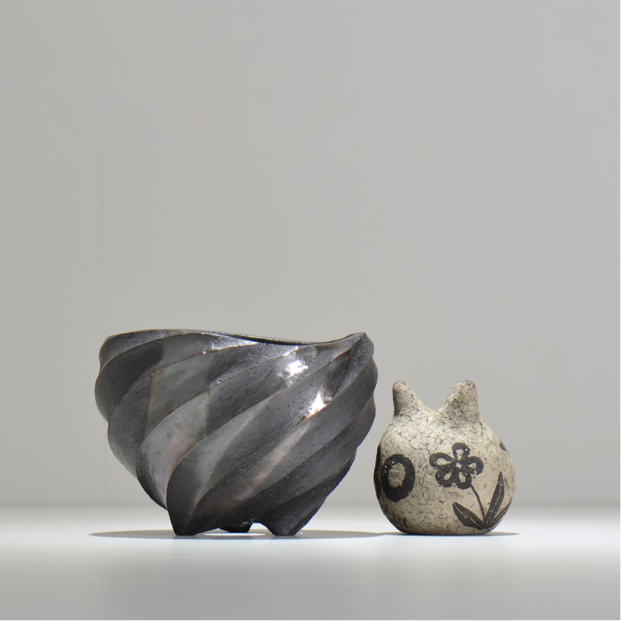 沖誠 / SPIIRAL_SILVER_15 / 約φ15.2cm  / 植木鉢