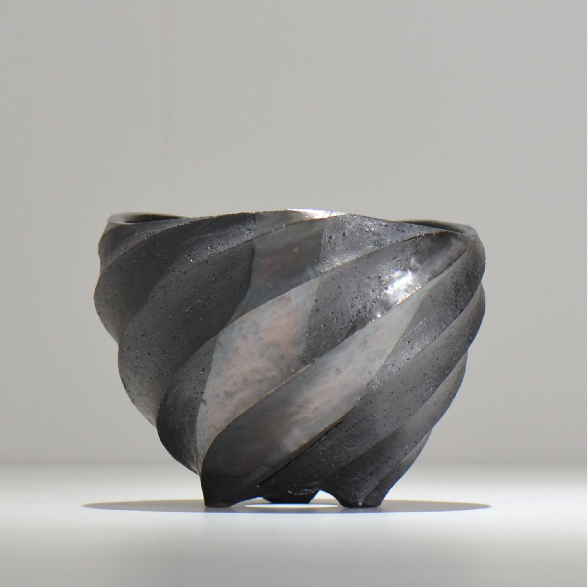 沖誠 / SPIIRAL_SILVER_16 / 約φ14.6cm  / 植木鉢