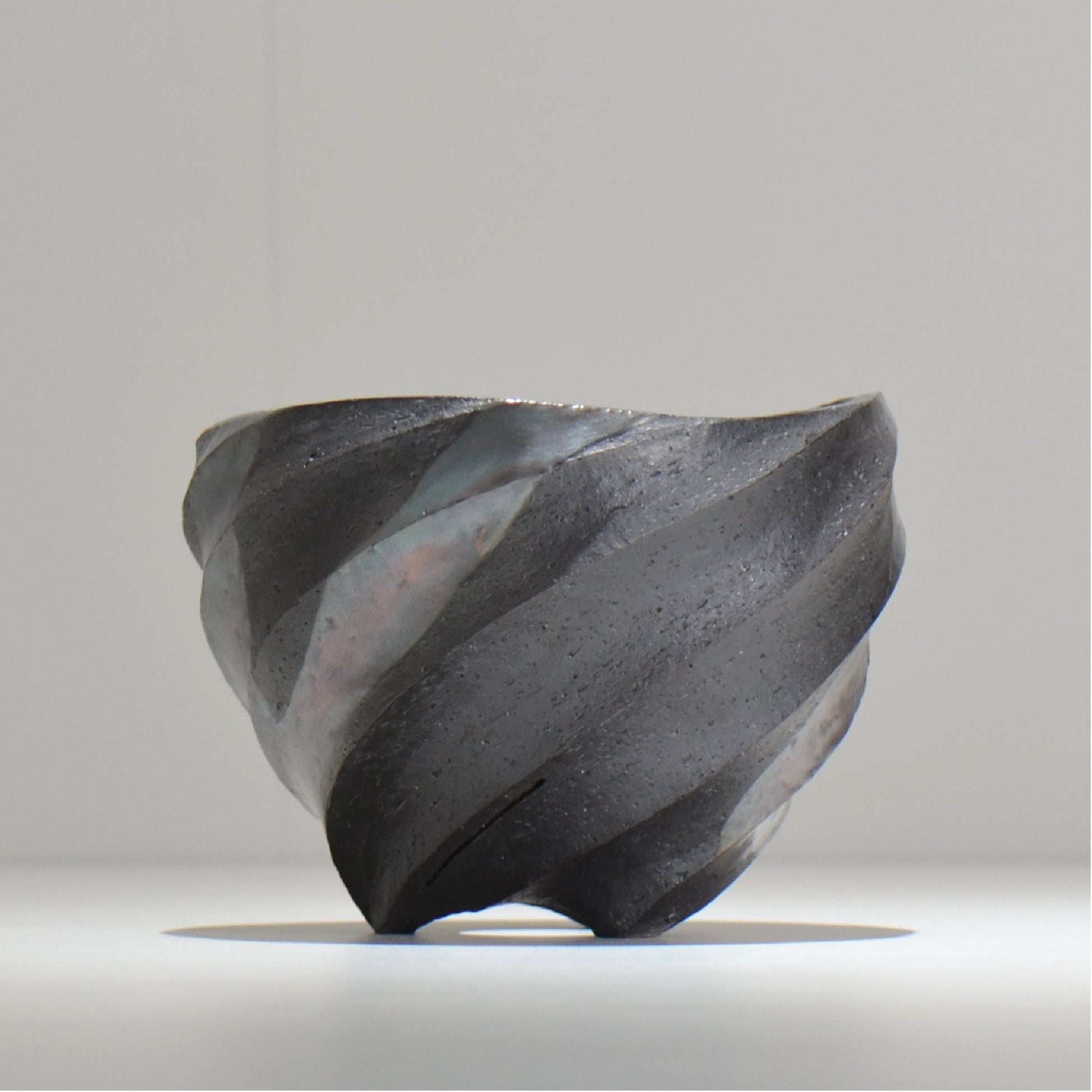沖誠 / SPIIRAL_SILVER_16 / 約φ14.6cm  / 植木鉢