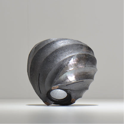 沖誠 / SPIIRAL_SILVER_16 / 約φ14.6cm  / 植木鉢