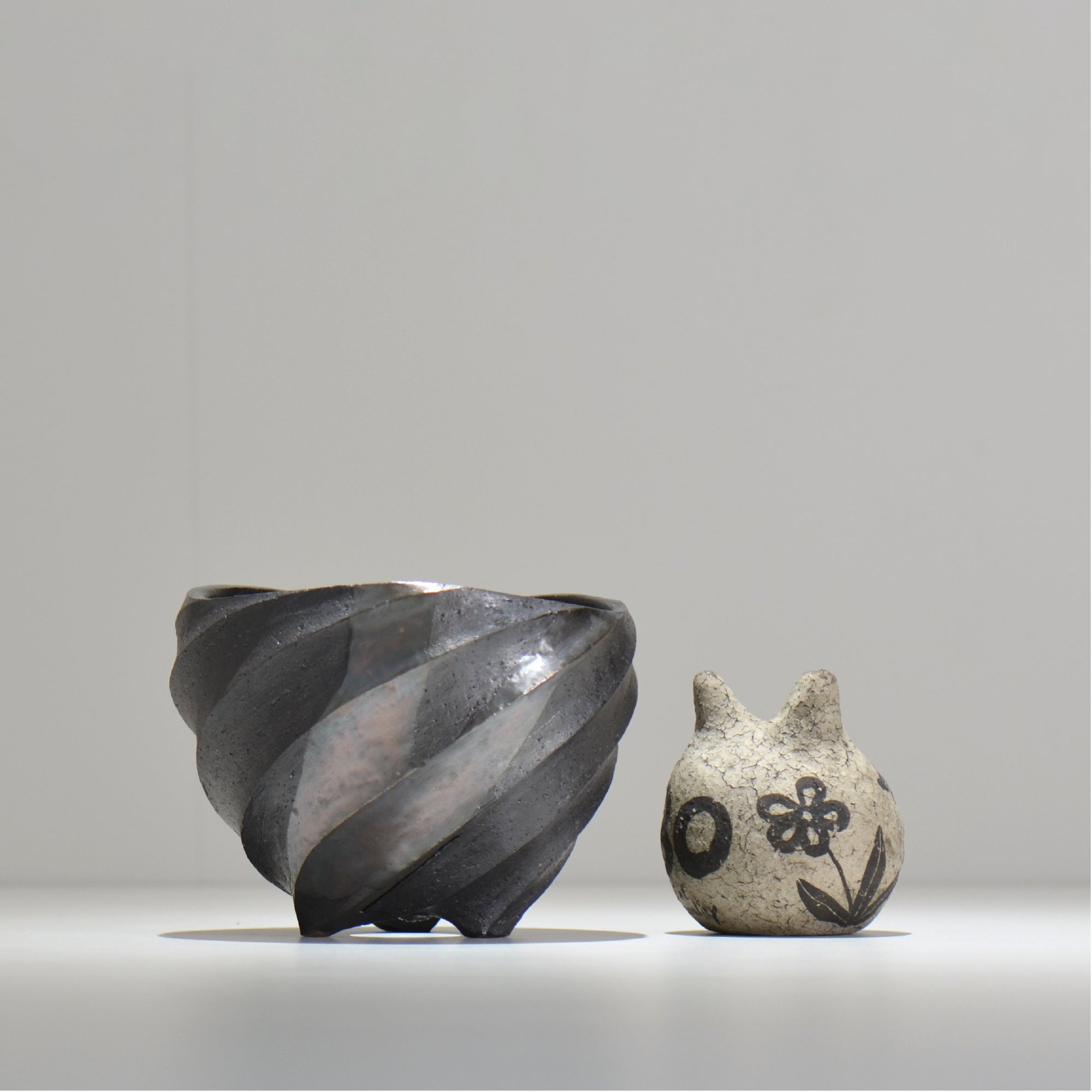 沖誠 / SPIIRAL_SILVER_16 / 約φ14.6cm  / 植木鉢