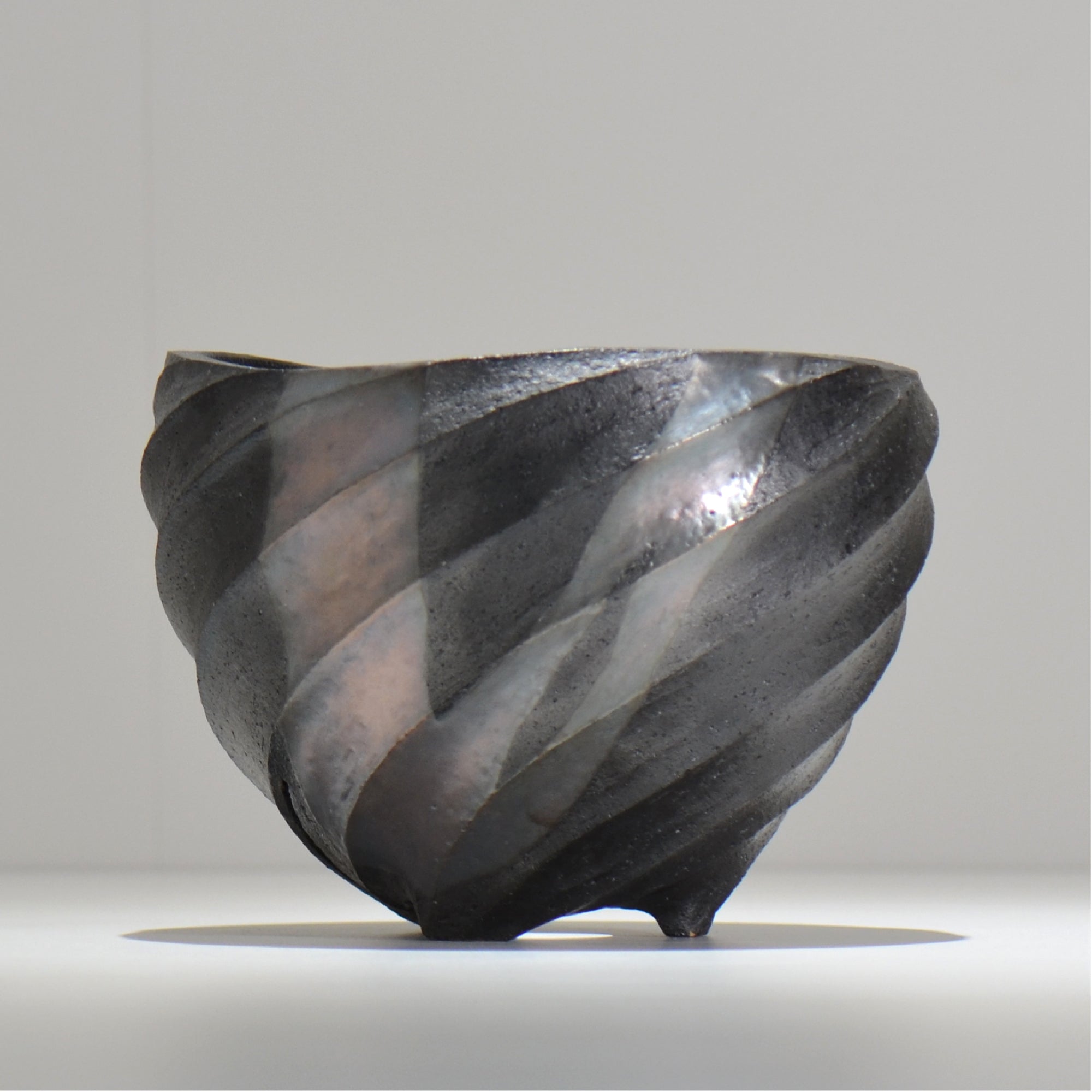 沖誠 / SPIIRAL_SILVER_18 / 約φ18.1cm  / 植木鉢