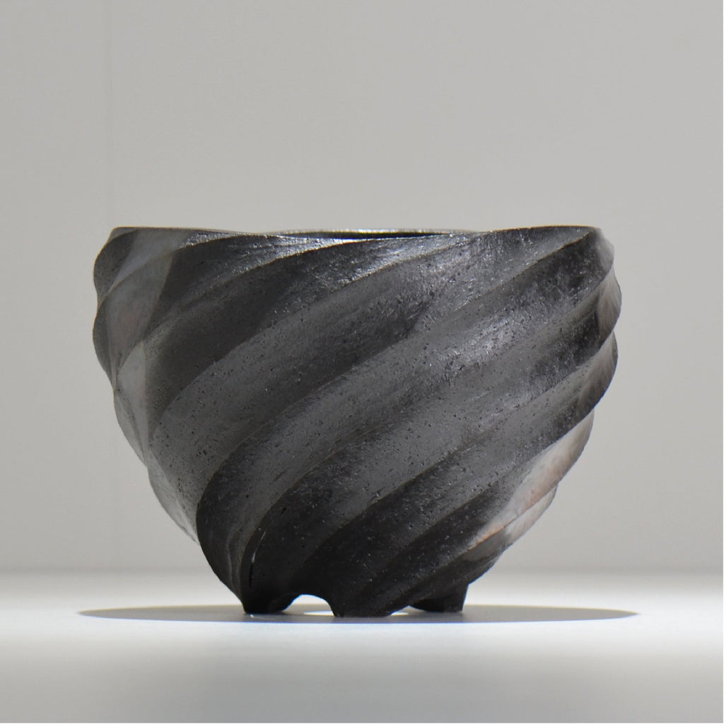 沖誠 / SPIIRAL_SILVER_18 / 約φ18.1cm  / 植木鉢
