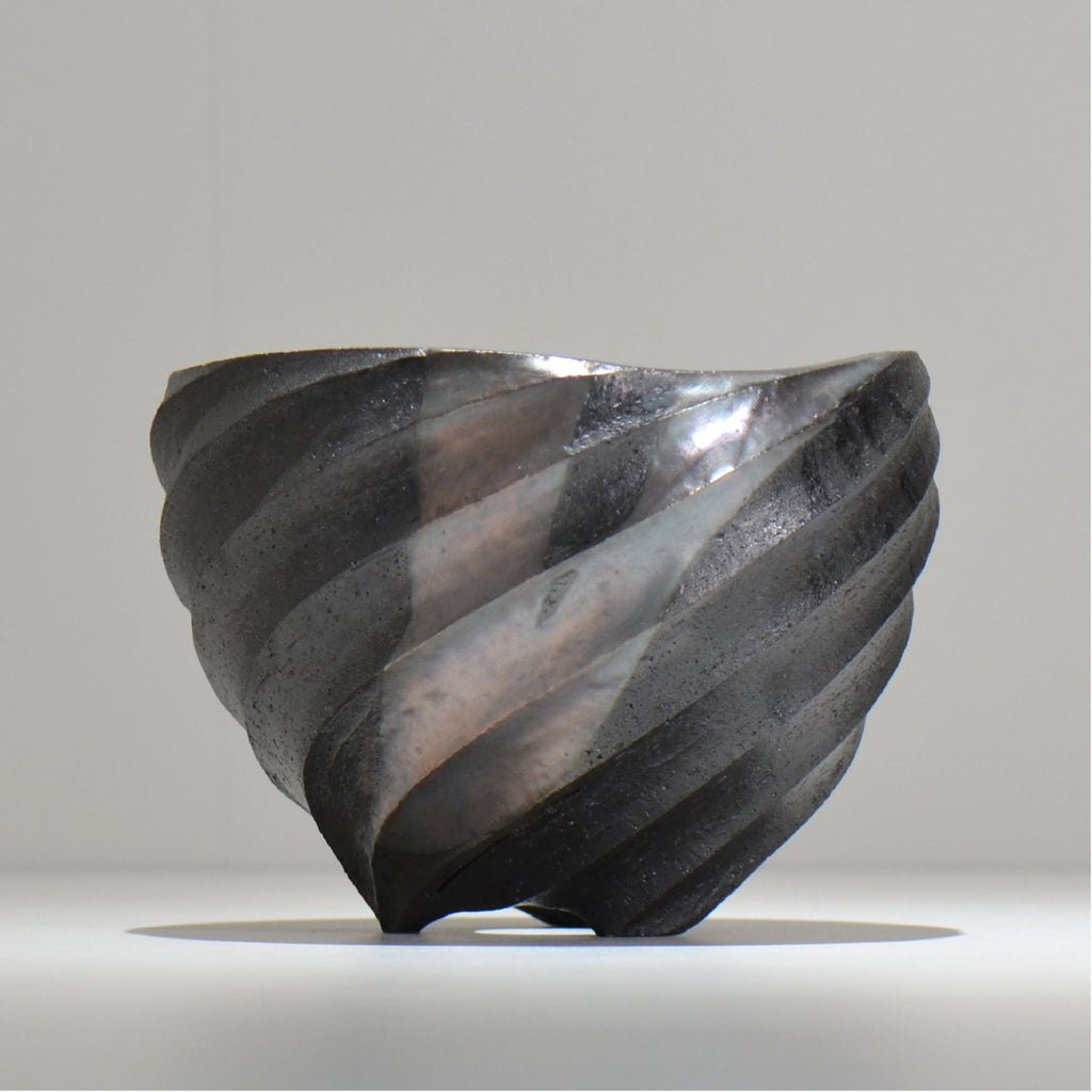 沖誠 / SPIIRAL_SILVER_18 / 約φ18.1cm  / 植木鉢