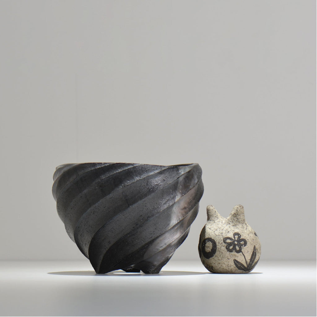 沖誠 / SPIIRAL_SILVER_18 / 約φ18.1cm  / 植木鉢