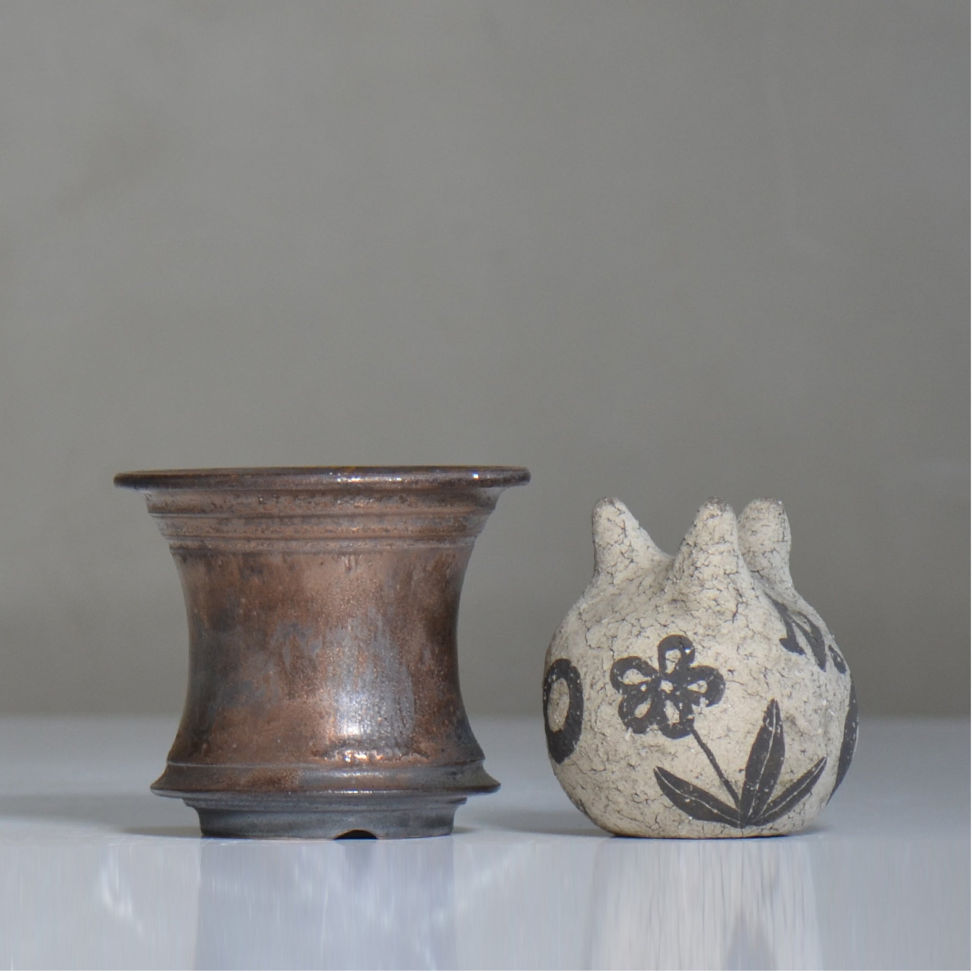 subamenotsu工房 / BRONZE / ss_14_s / 約 φ10cm / 植木鉢