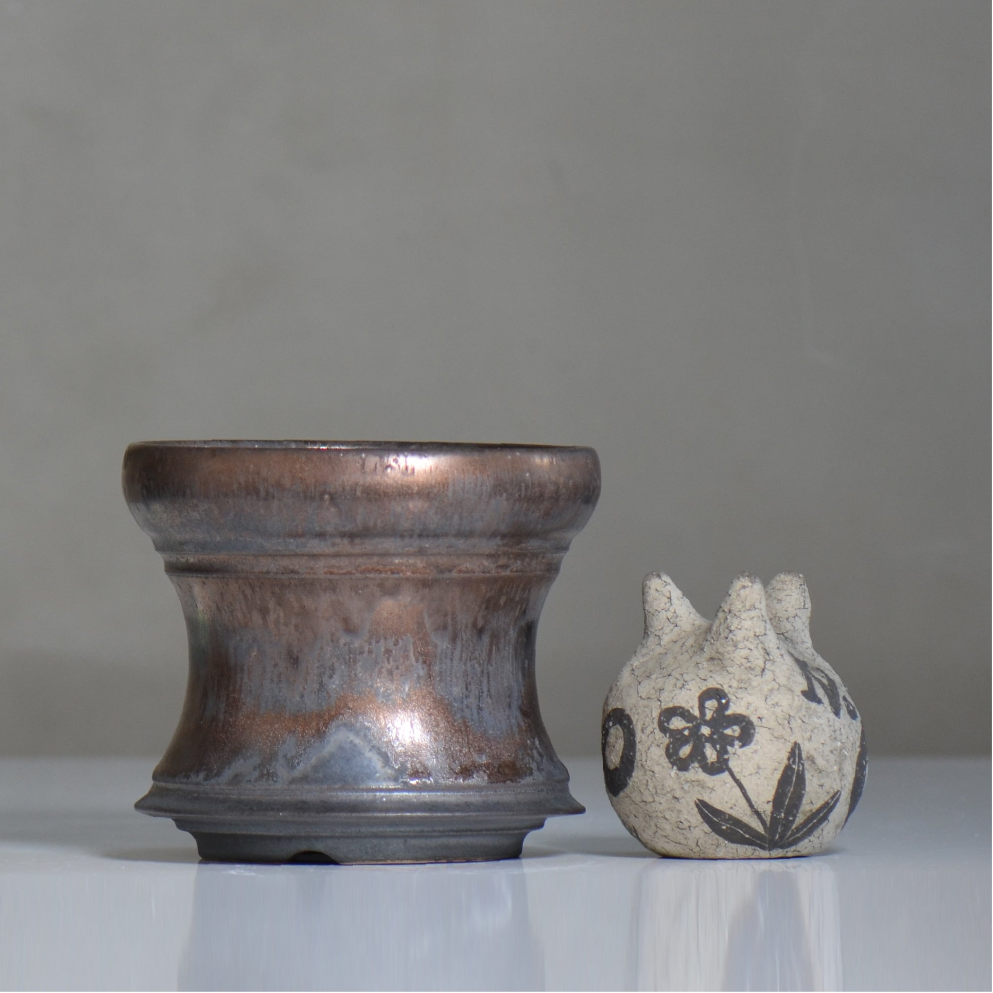 subamenotsu工房 / BRONZE / ss_16_l / 約 φ16.5cm / 植木鉢 – ハチラボ