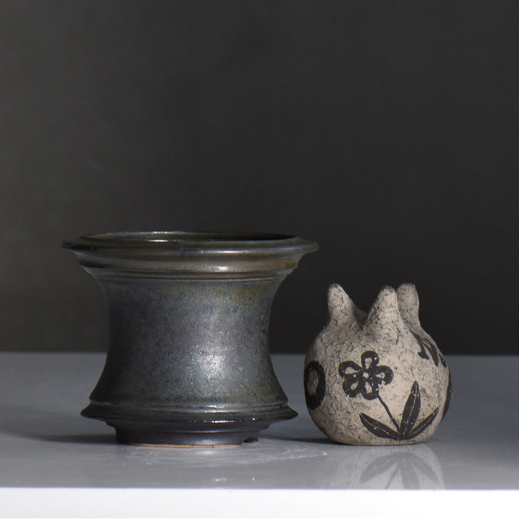 subamenotsu工房 / DEIKOU -泥光- / ss_dk14_m / 約 φ13.5cm / 植木鉢