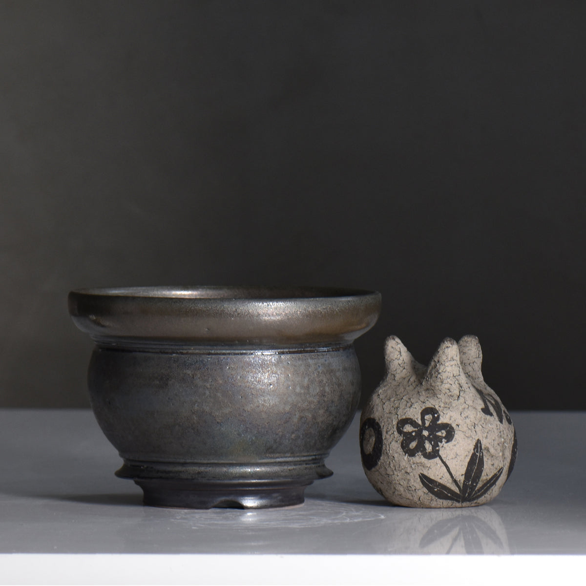 subamenotsu工房 / DEIKOU -泥光- / ss_dk16_m / 約 φ15cm / 植木鉢