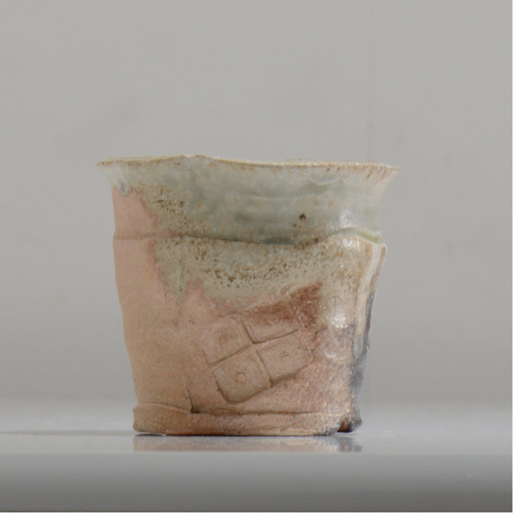 須釜 優子 / 伊賀貝鉢 / Su08 / 約φ10.1cm / 植木鉢