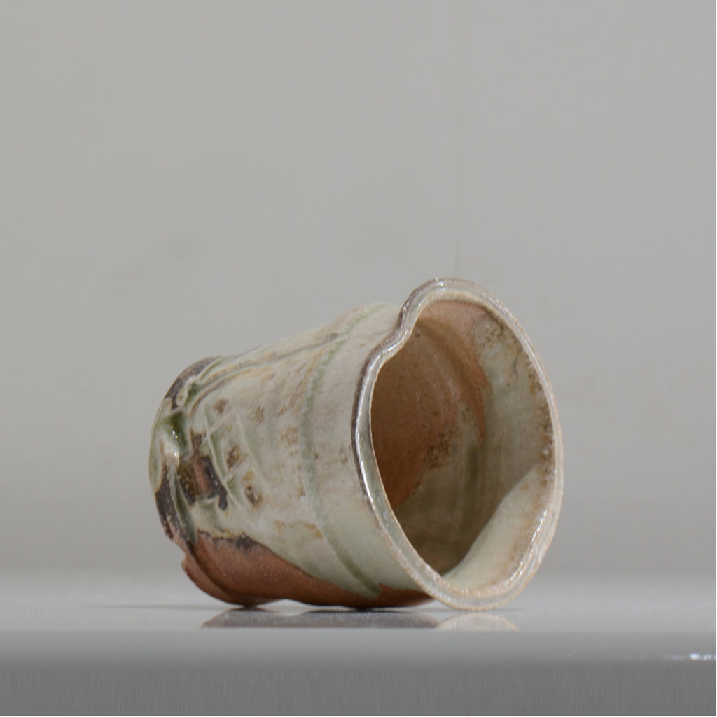 須釜 優子 / 伊賀貝鉢 / Su08 / 約φ10.1cm / 植木鉢