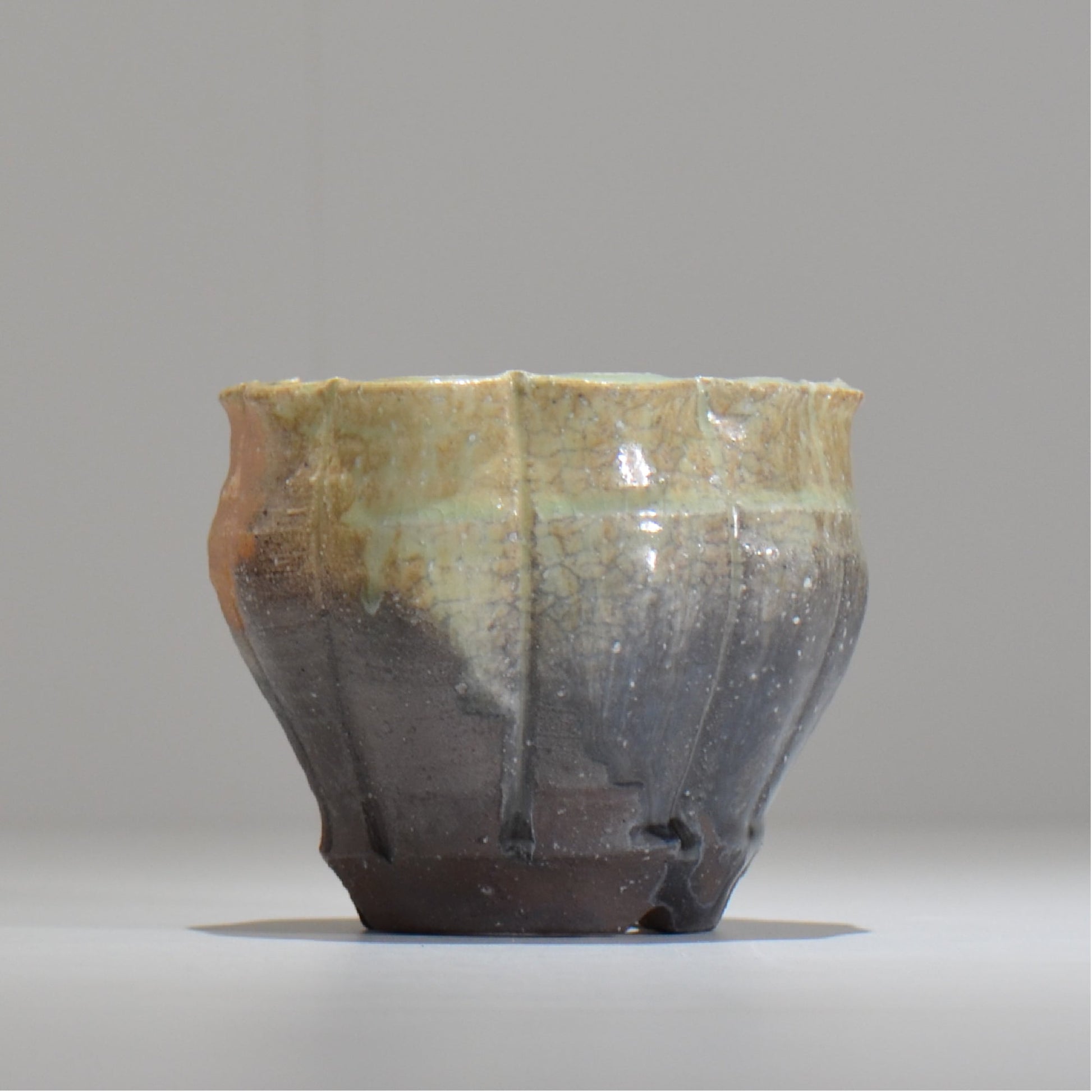 須釜 優子 / 伊賀輪花鉢 / sy04_02_s  / 約 φ10cm / 植木鉢
