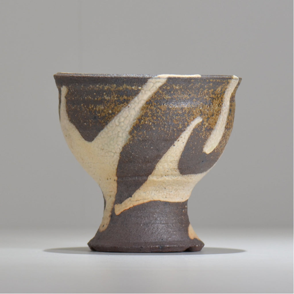 須釜 優子 / 伊賀白がけ鉢 / sy04_07_m  / 約 φ15cm / 植木鉢