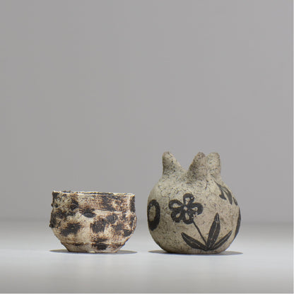 照鉢-terrace cotta- / ALBION / tc_5_xs / 約6.5cm × 植木鉢