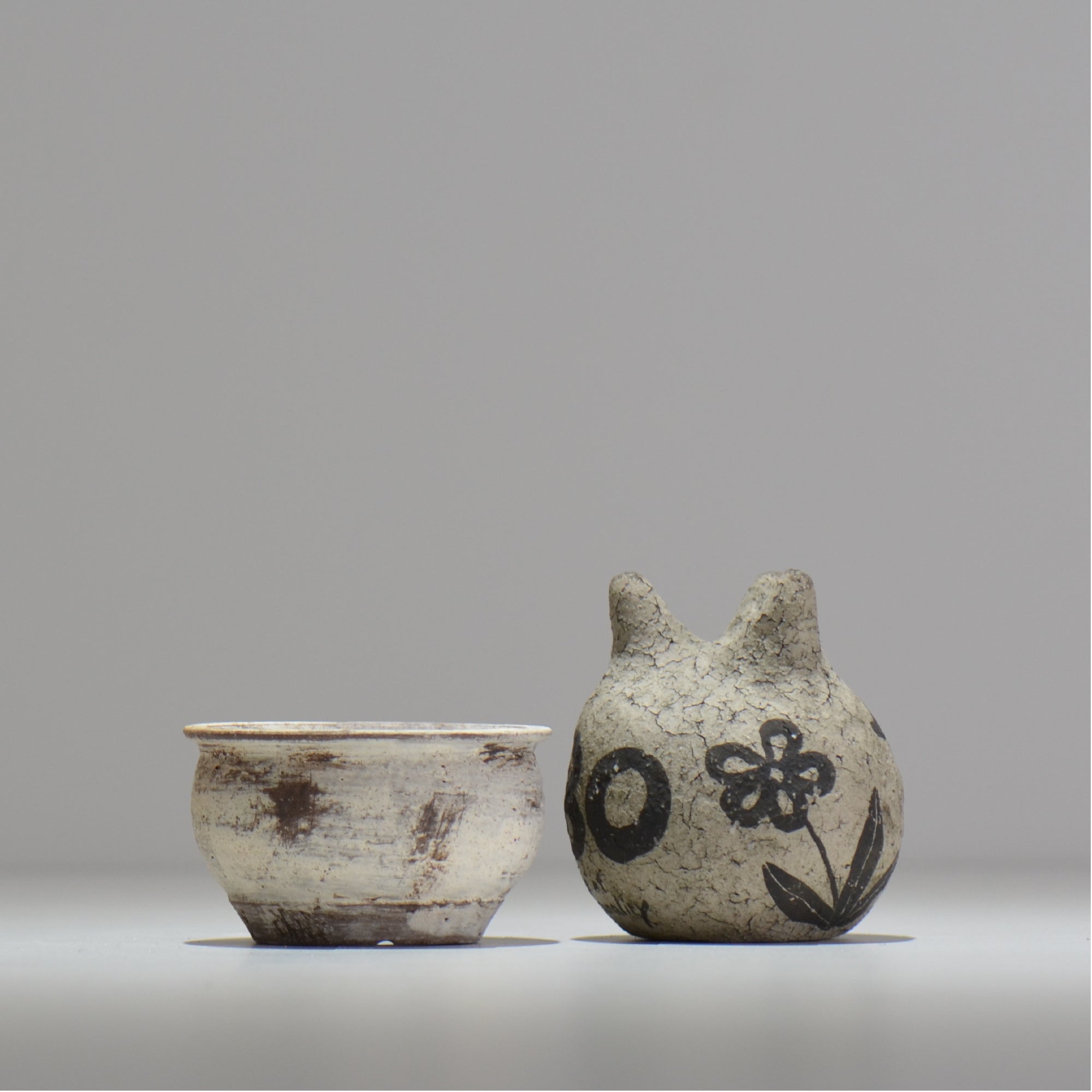 照鉢-terrace cotta- / ALBION / tc3_al02_xs / 約8cm × 植木鉢