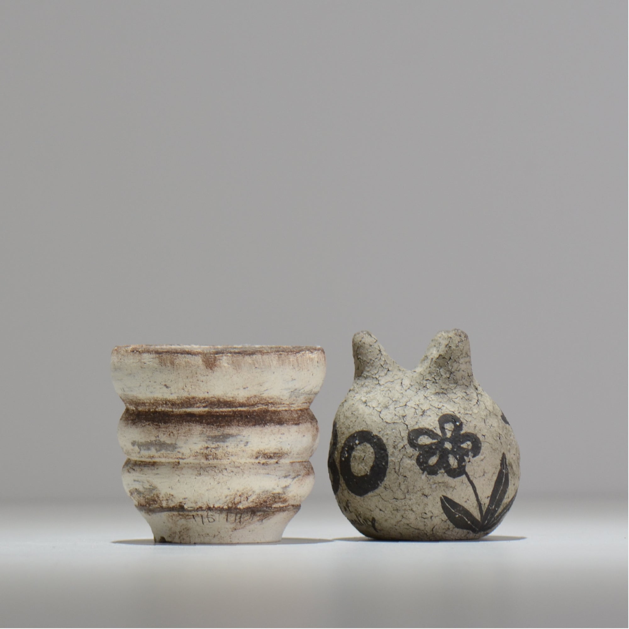 照鉢-terrace cotta- / ALBION / tc3_al06_xs / 約8cm × 植木鉢