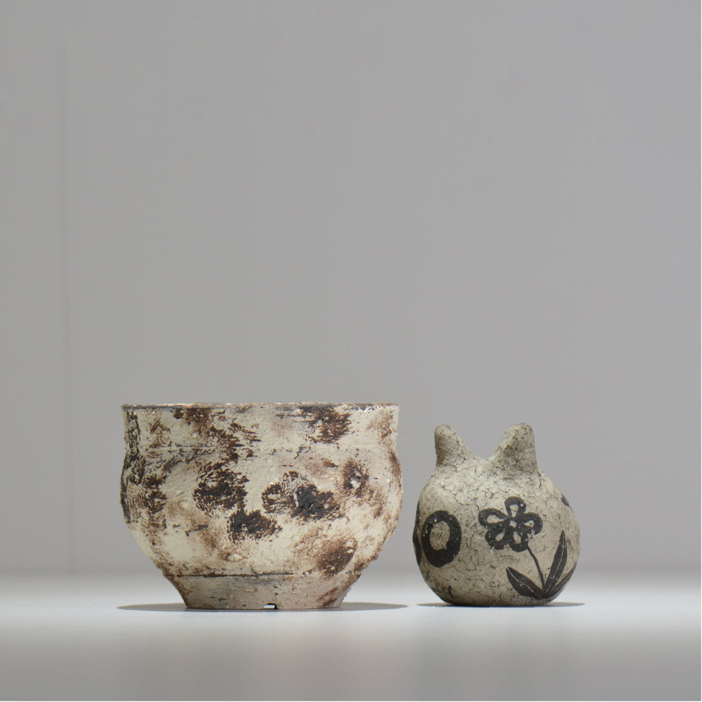 照鉢-terrace cotta- / ALBION / tc3_al11_m / 約12.3cm × 植木鉢