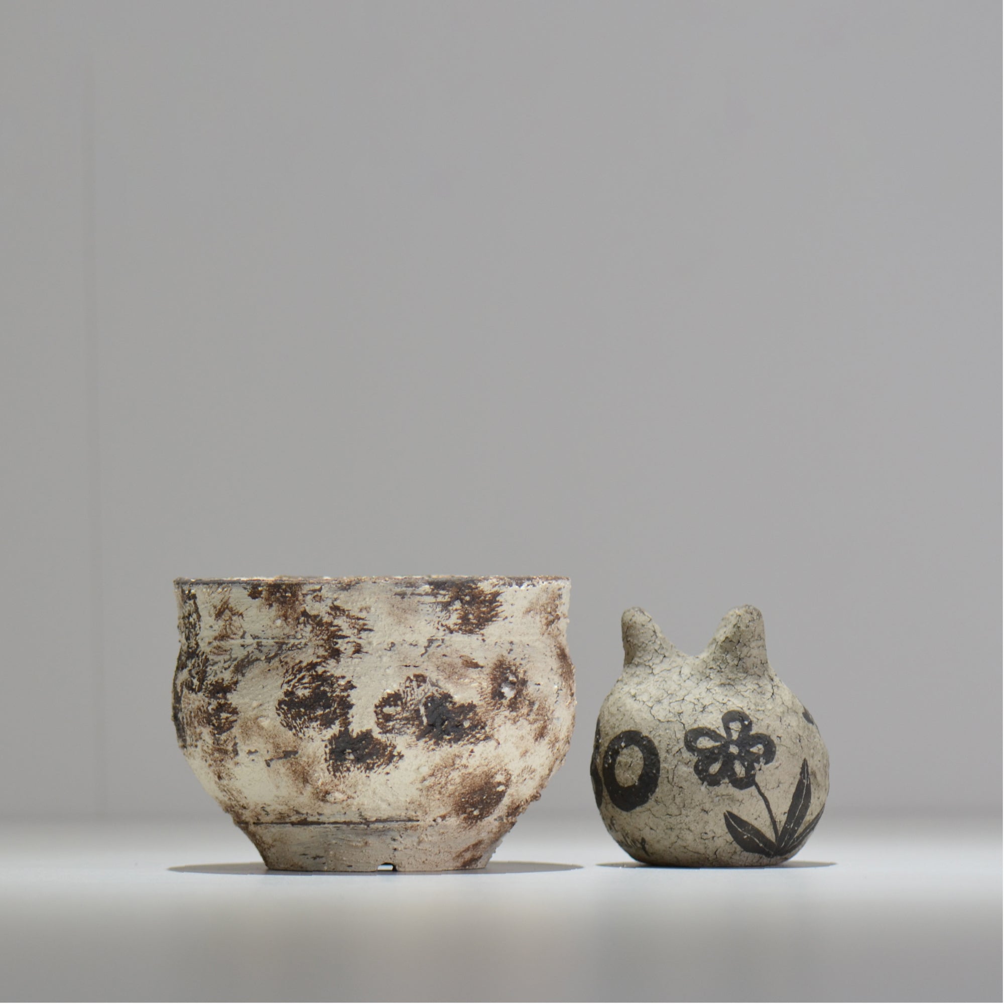 照鉢-terrace cotta- / ALBION / tc3_al11_m / 約12.3cm × 植木鉢