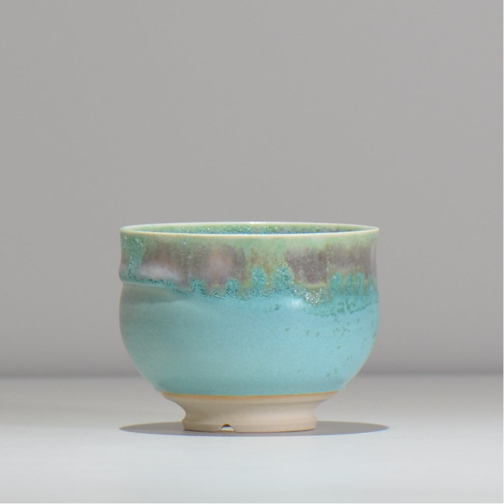 照鉢-terrace cotta- / AJISAI / tc4_aji04_s / 約9cm × 植木鉢