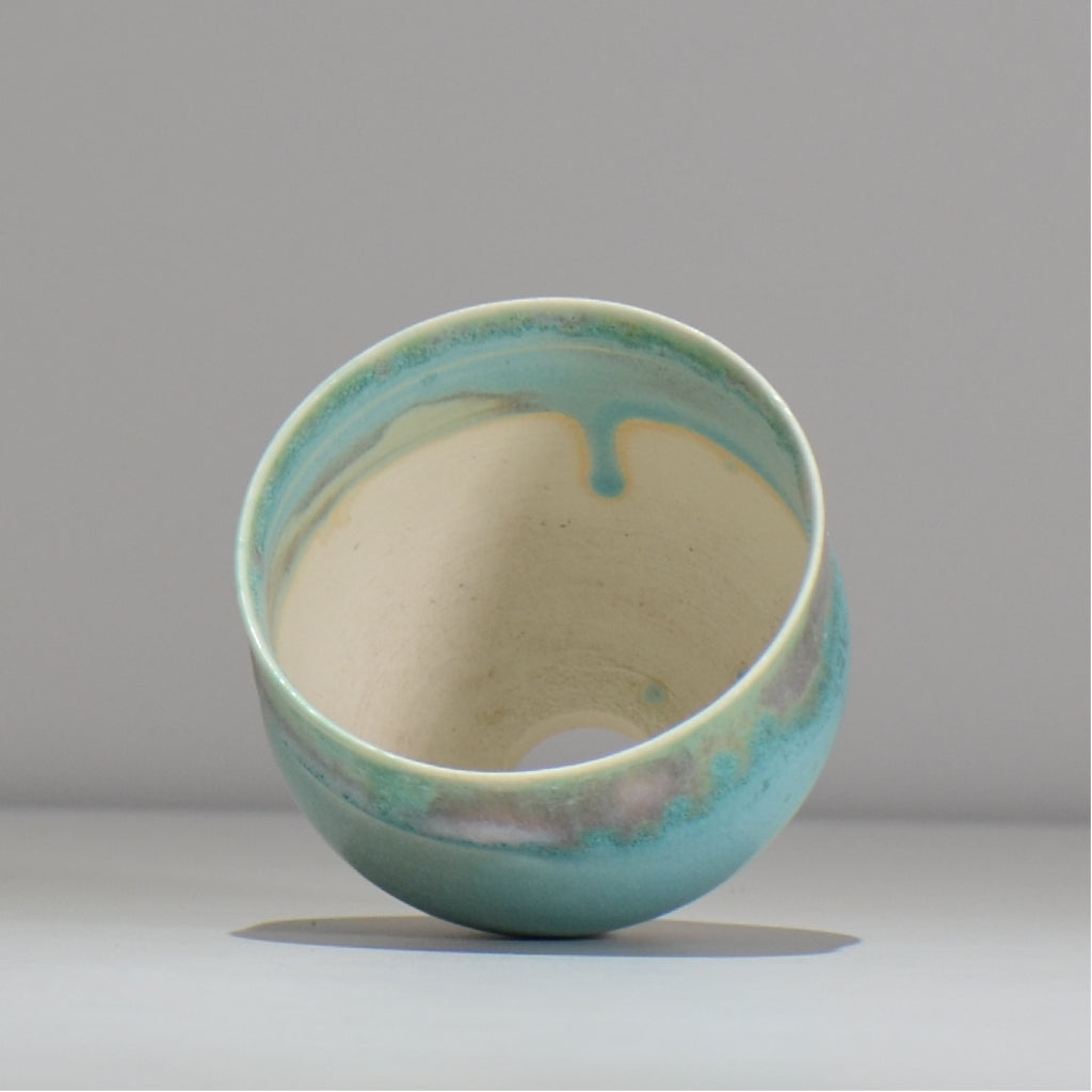 照鉢-terrace cotta- / AJISAI / tc4_aji04_s / 約9cm × 植木鉢