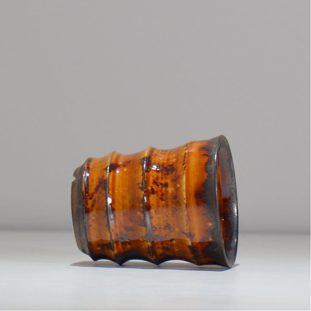 照鉢-terrace cotta- / kohaku no ne / tc4_ko02_xs / 約7.5cm × 植木鉢